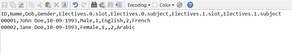 Steps for JSON to CSV conversion in Adobe Campaign