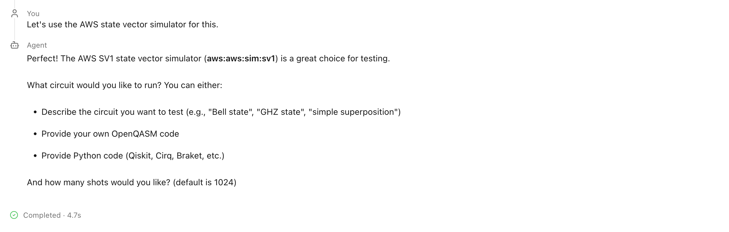 Agent Mode - Select Device