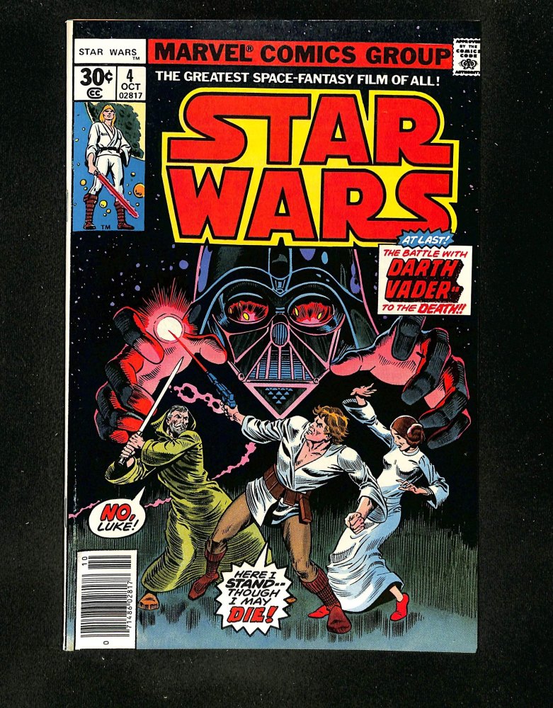 Star Wars #4 VF+ 8.5 Darth Vader Luke Skywalker battle!