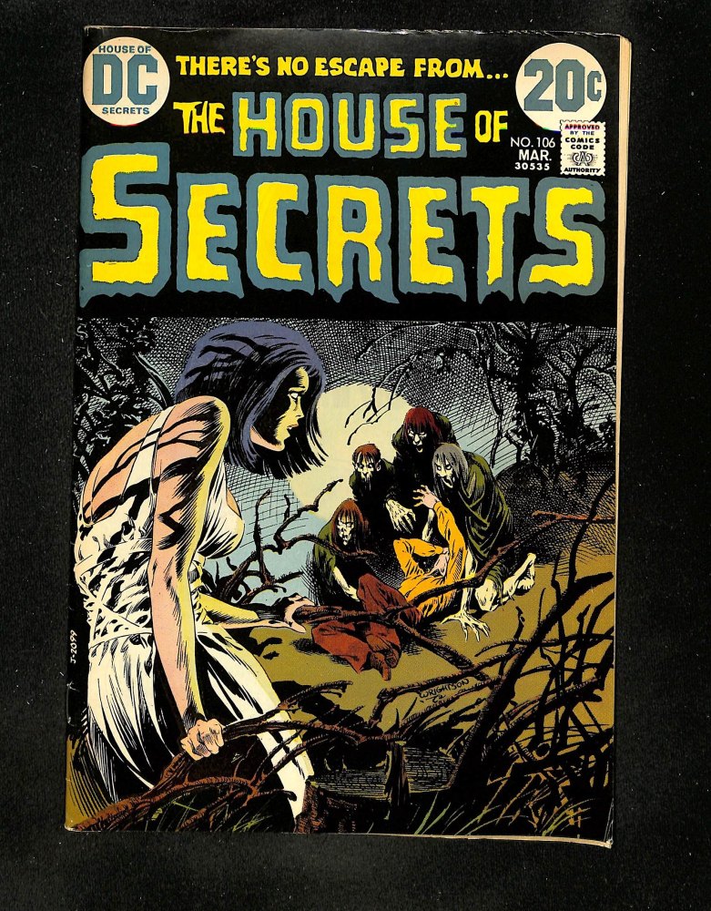 House Of Secrets #106 FN- 5.5 Berni Wrightson Cover! DC Horror!