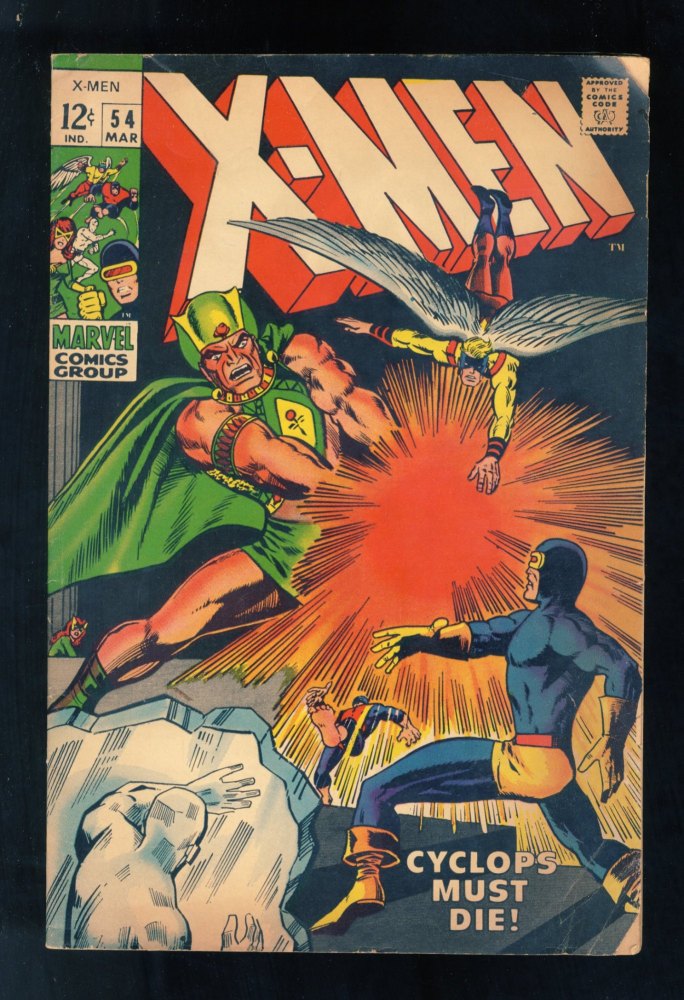 X-Men #54 GD/VG 3.0 1st Appearance Alex Summers and Living Pharaoh!
