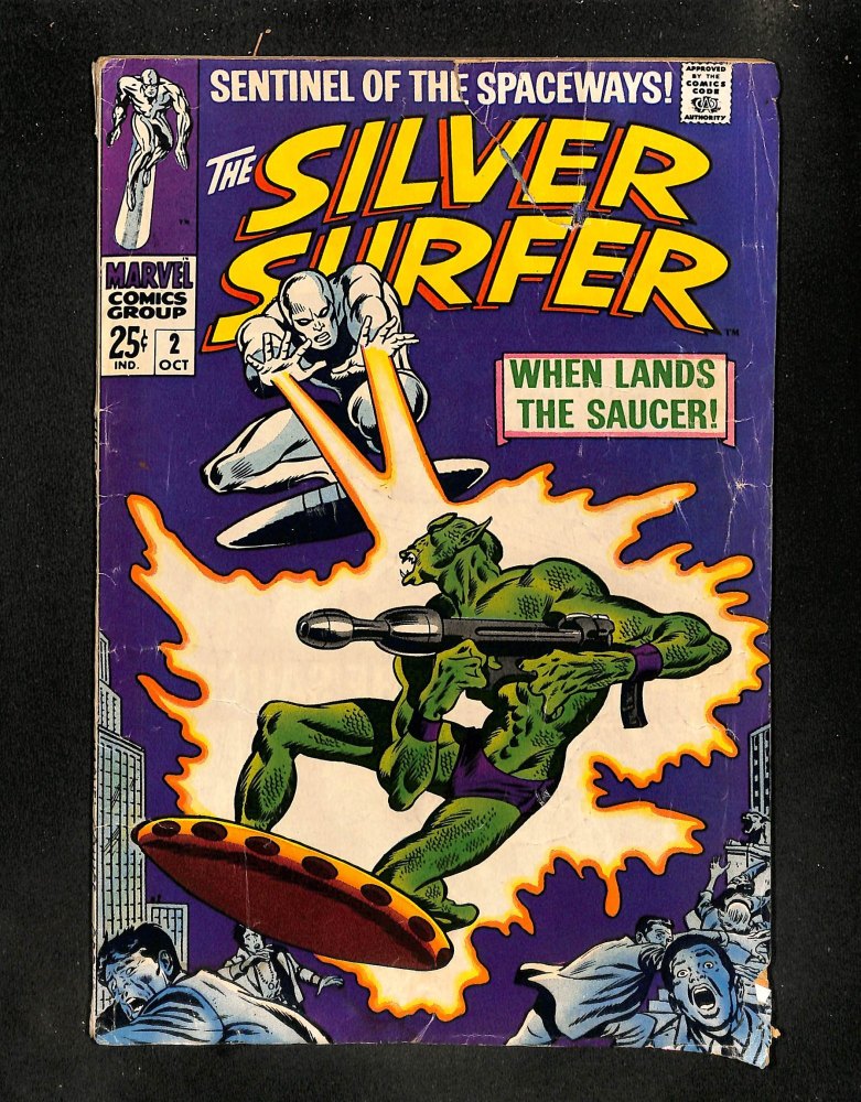 Silver Surfer #2 GD+ 2.5 1st Appearance Badoon! Buscema/Sinnott Art!
