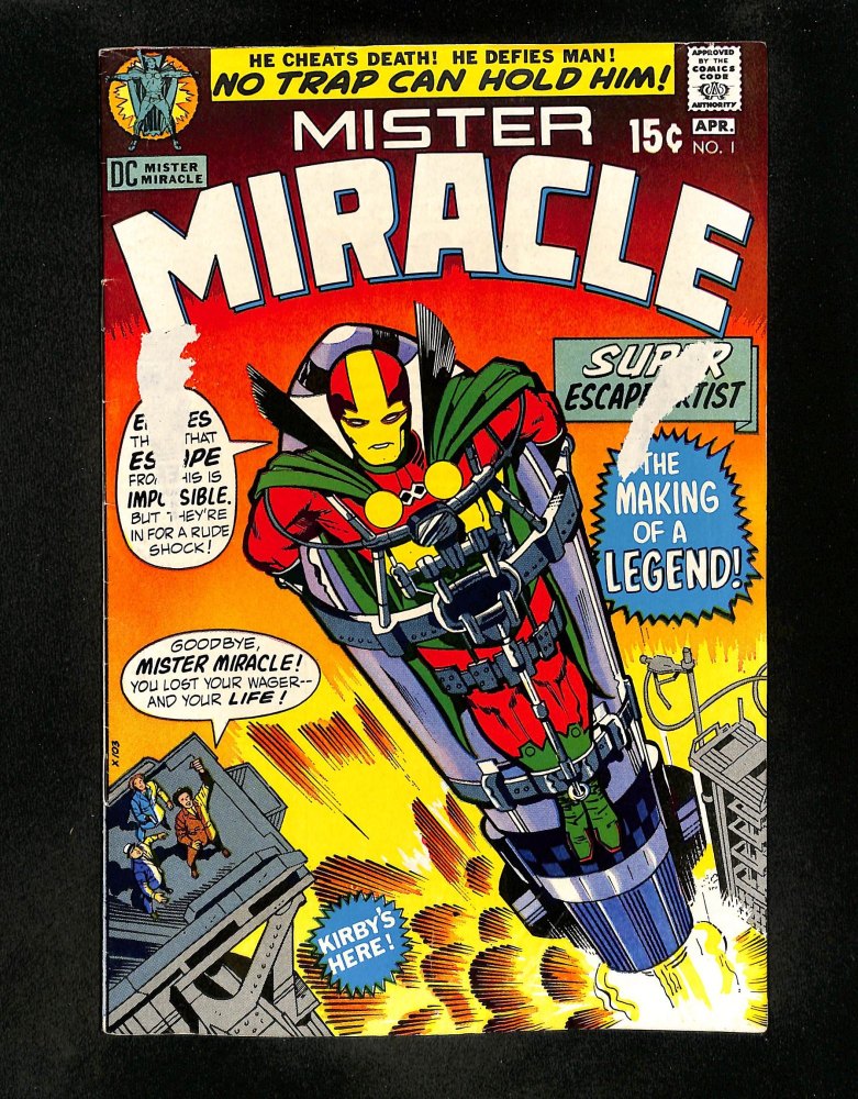 Mister Miracle #1 VG+ 4.5 1st full Appearance Oberon Kirby!
