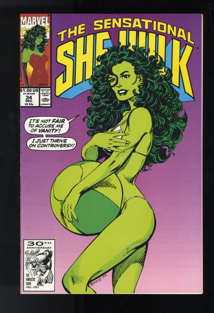 Sensational She-Hulk #34 VF/NM 9.0 Vanity Fair Demi Moore Homage!