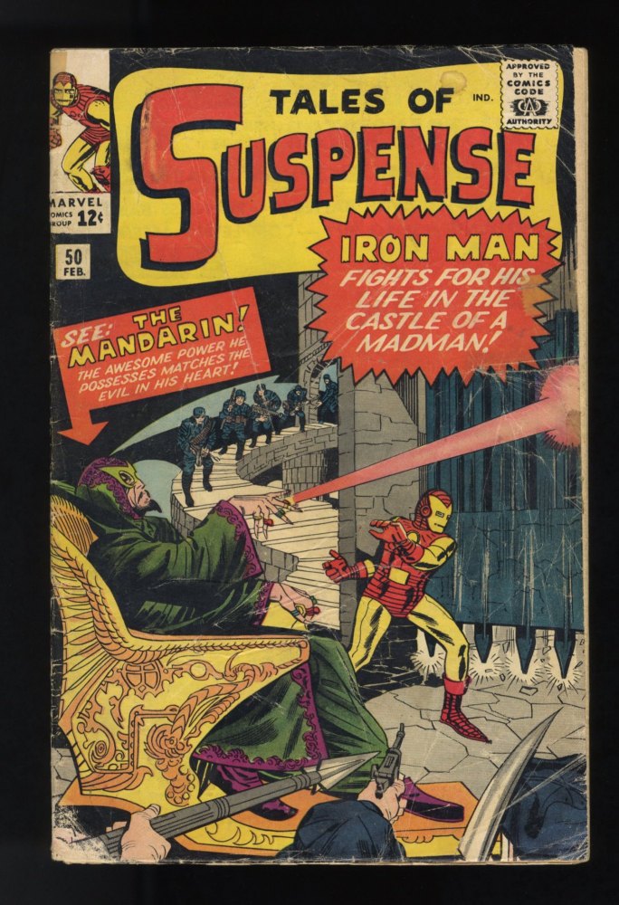 Tales Of Suspense #50 GD/VG 3.0 Stan Lee! Jack Kirby! 1st App Mandarin!