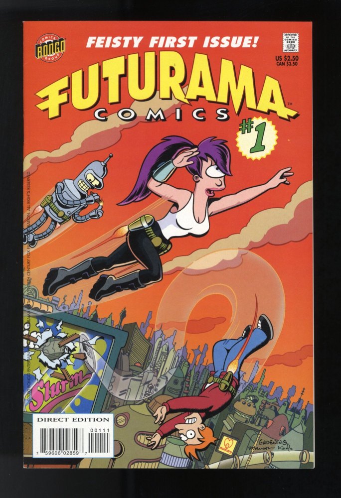 Futurama Comics (2000) #1 NM 9.4 1st Futurama Comic!