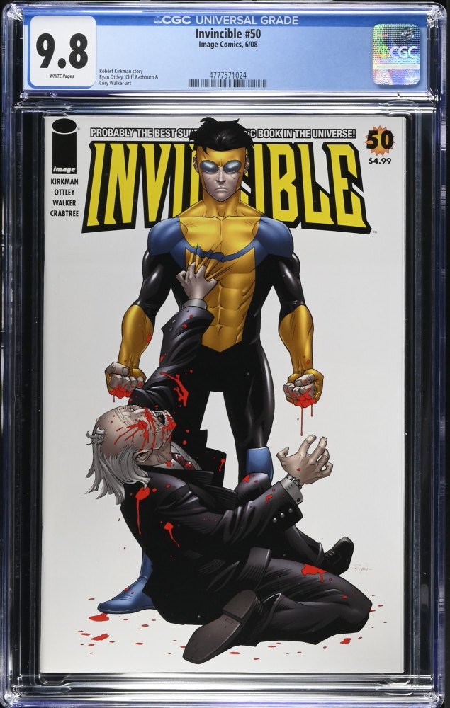 Invincible #50 CGC NM/M 9.8 White Pages