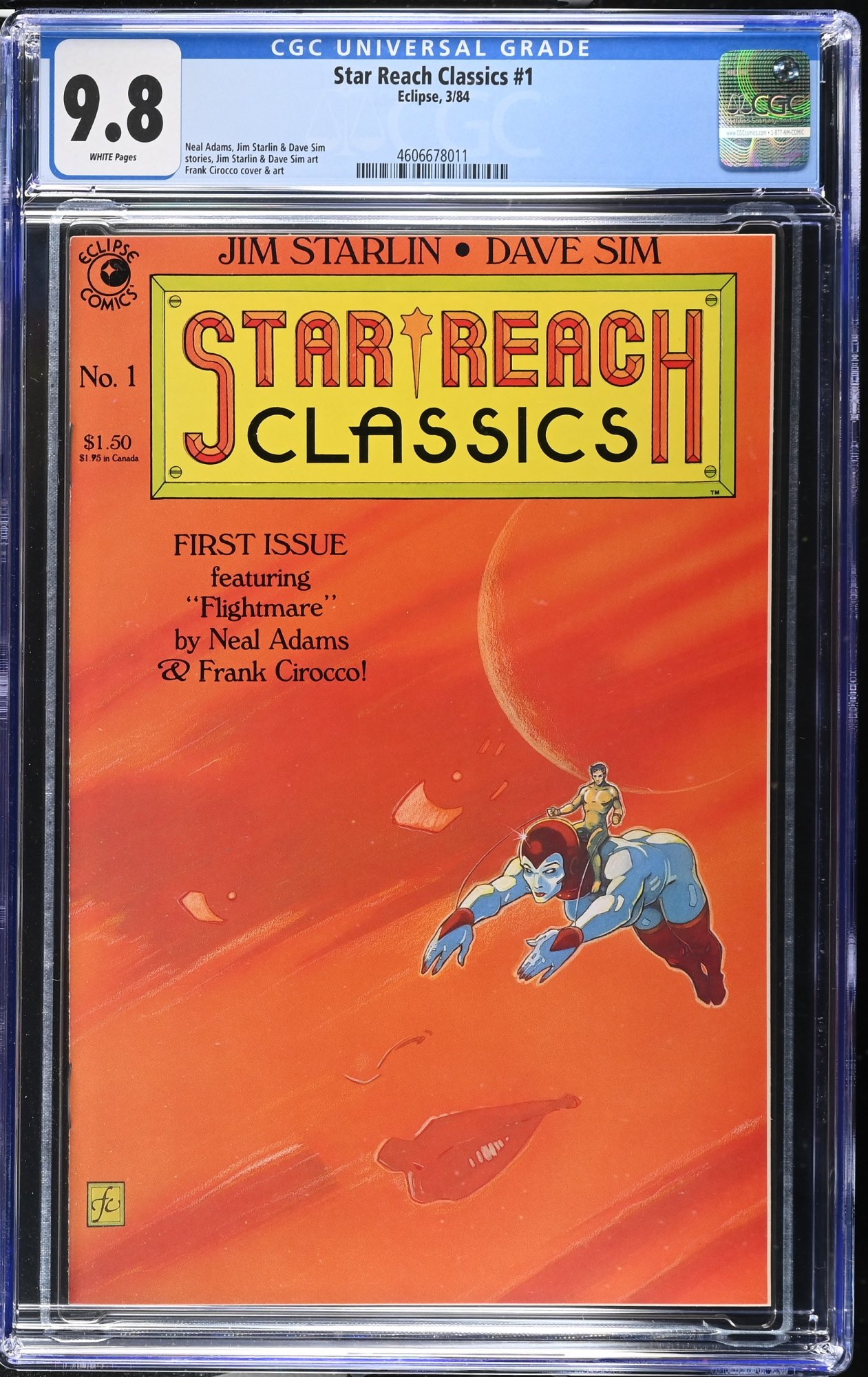 Image: Star Reach Classics (1984) #1 CGC NM/M 9.8 White Pages
