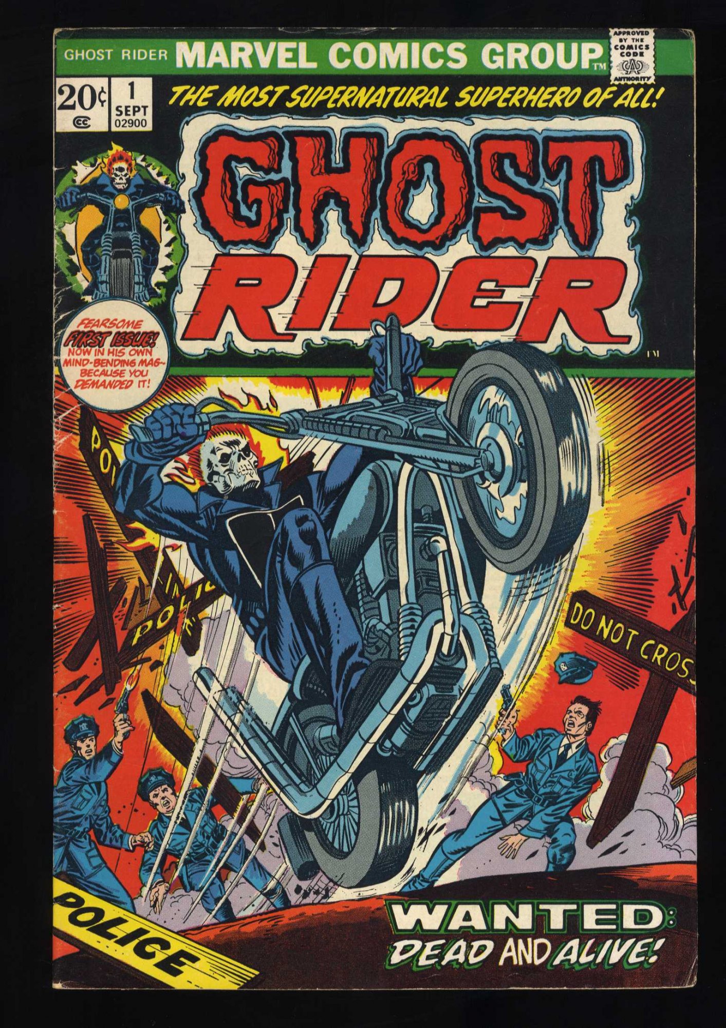 Image: Ghost Rider (1973) #1 FN+ 6.5 1st Appearance Son of Satan!