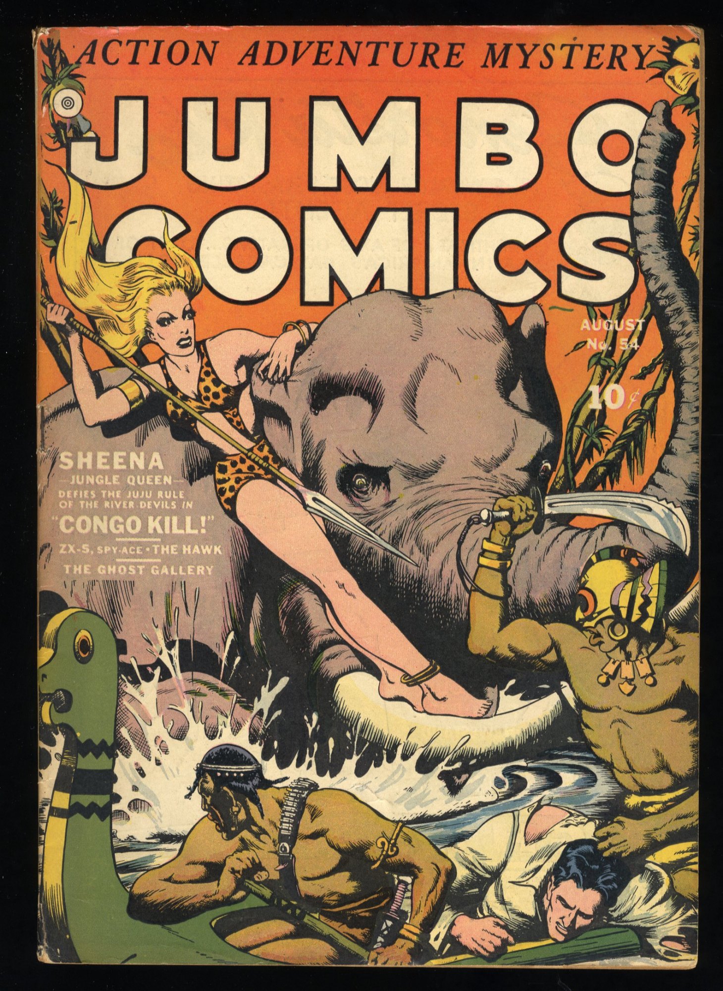 る〜か　ブラウン Jumbo Comics #54 FN+ 6.5 Fiction House 1943 | eBay