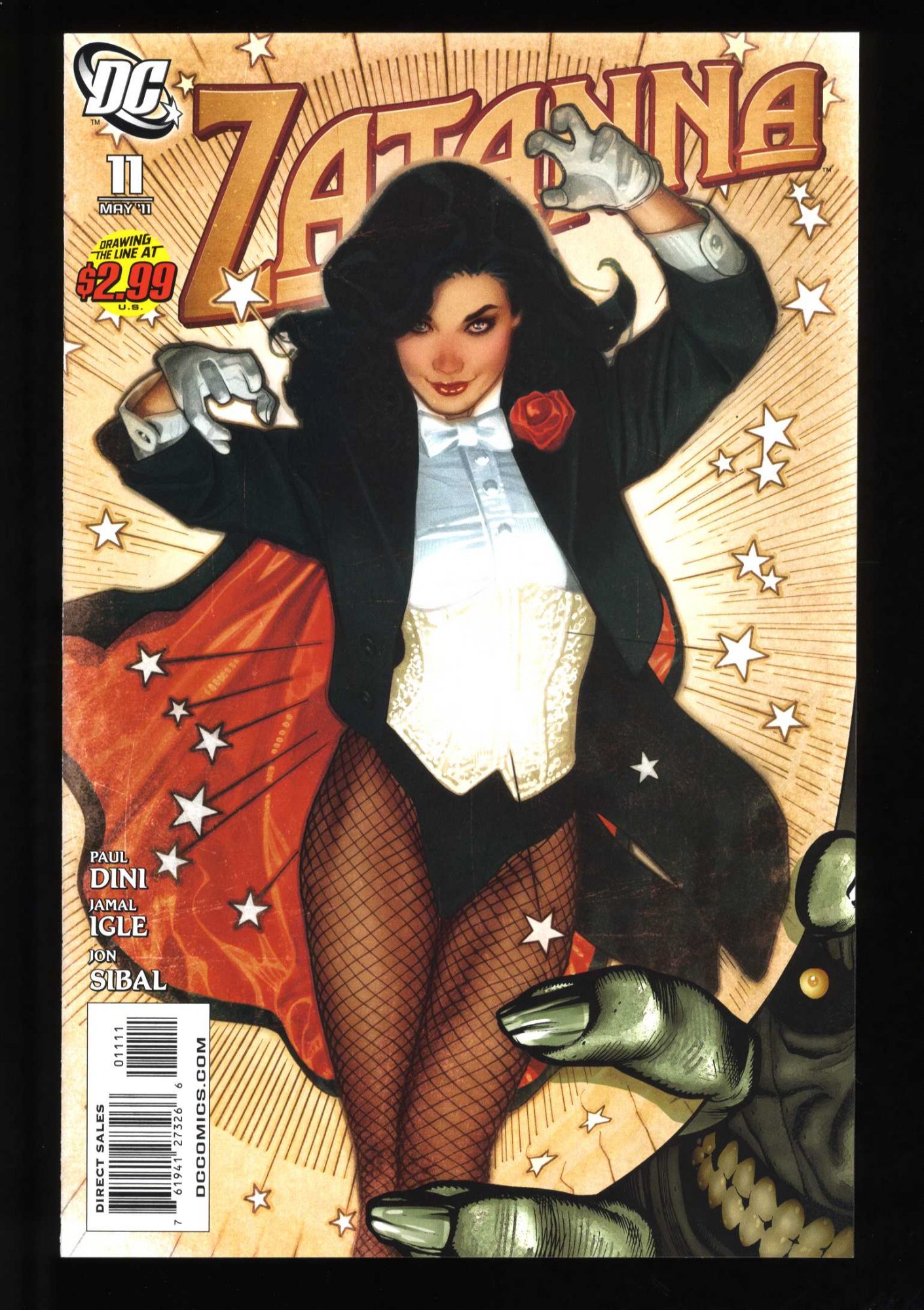Image: Zatanna #11 NM+ 9.6 Adam Hughes Cover!