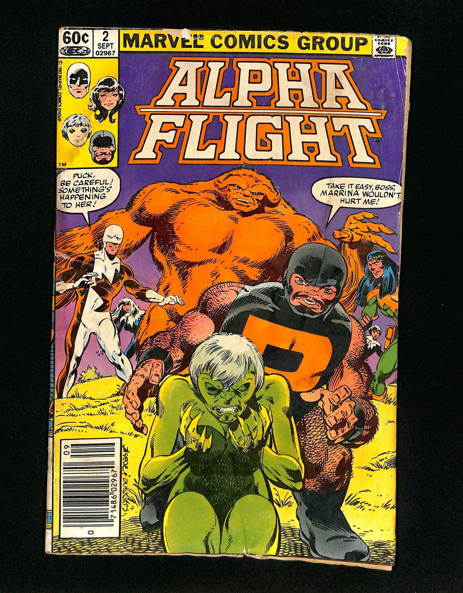 Alpha Flight #2 Newsstand Variant