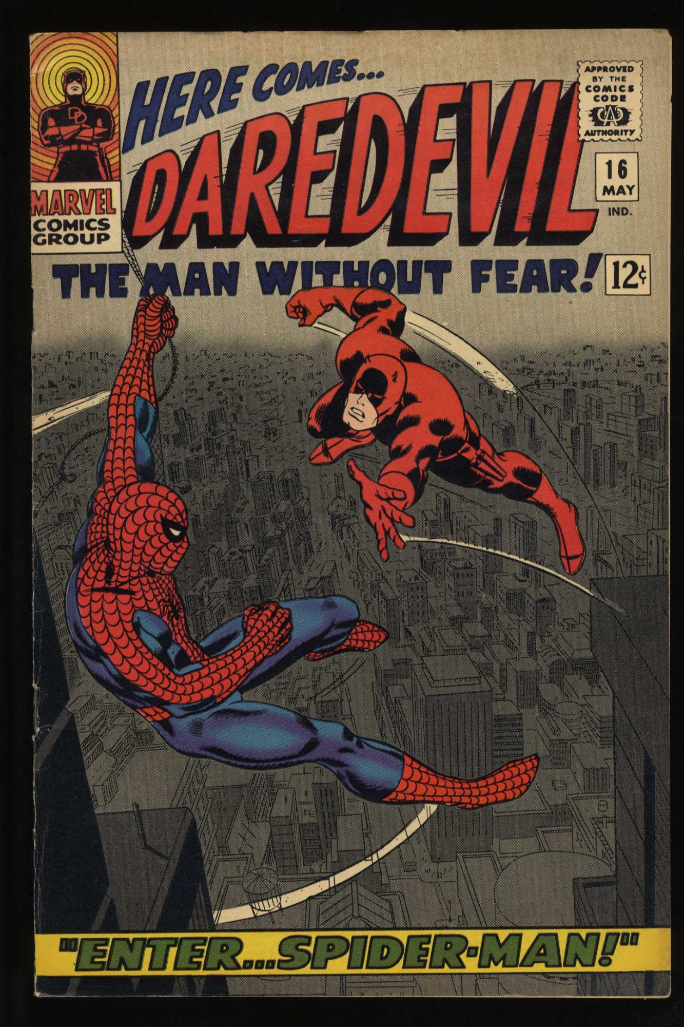 Image: Daredevil #16 FN+ 6.5 Spider-Man Appearance!