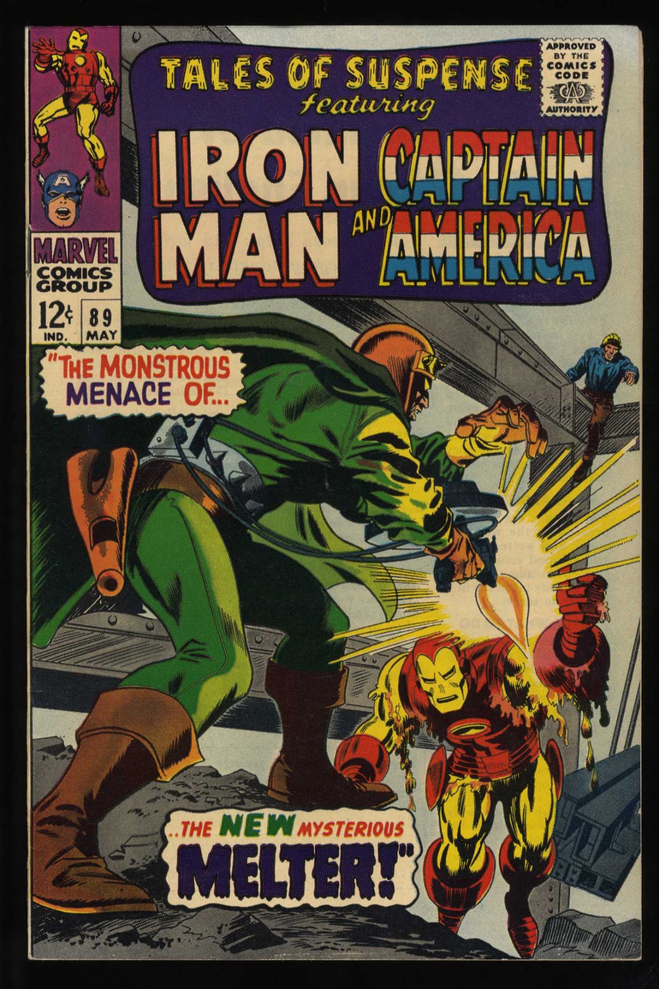 Image: Tales Of Suspense #89 VF+ 8.5 Red Skull Iron Man Captain America!