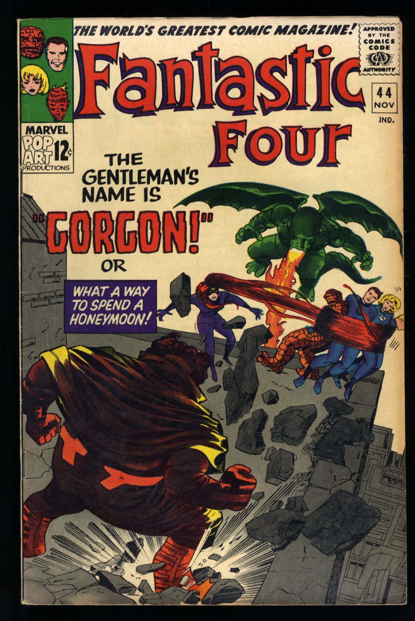 Image: Fantastic Four #44 VF- 7.5 1st Print 1st Appearance Gorgon!