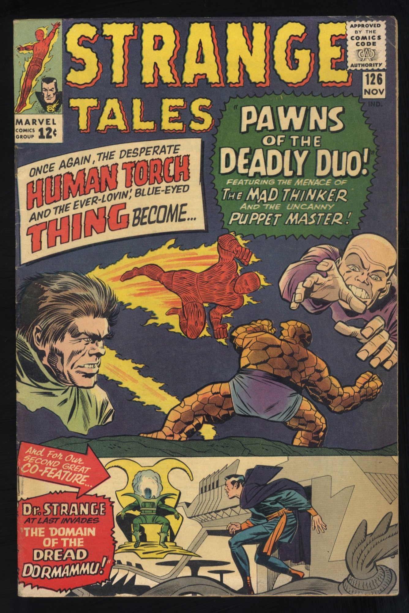 Image: Strange Tales #126 FN- 5.5 1st Appearance Clea Dormammu!