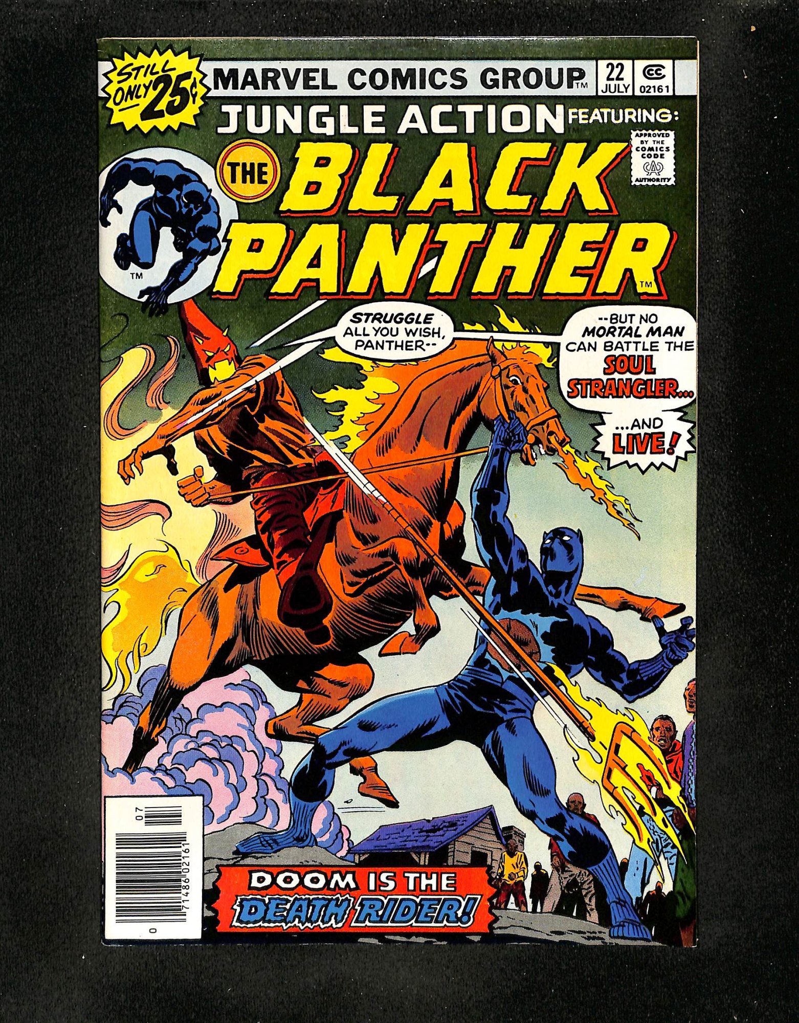 Image: Jungle Action #22 VF+ 8.5 1st Soul Stranger Black Panther! Marvel Comics!