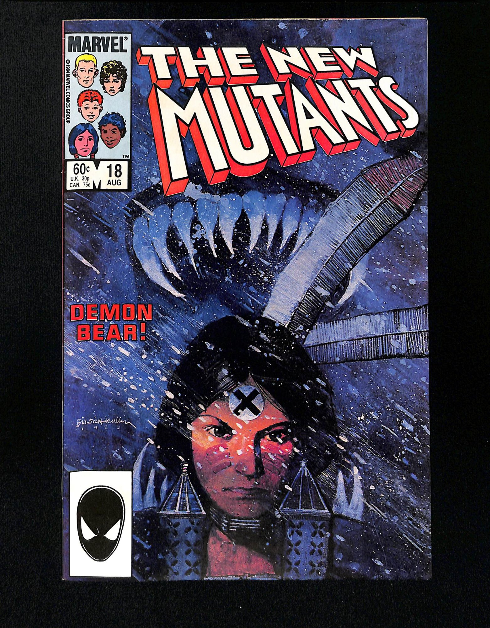 Image: New Mutants #18 1st Warlock!