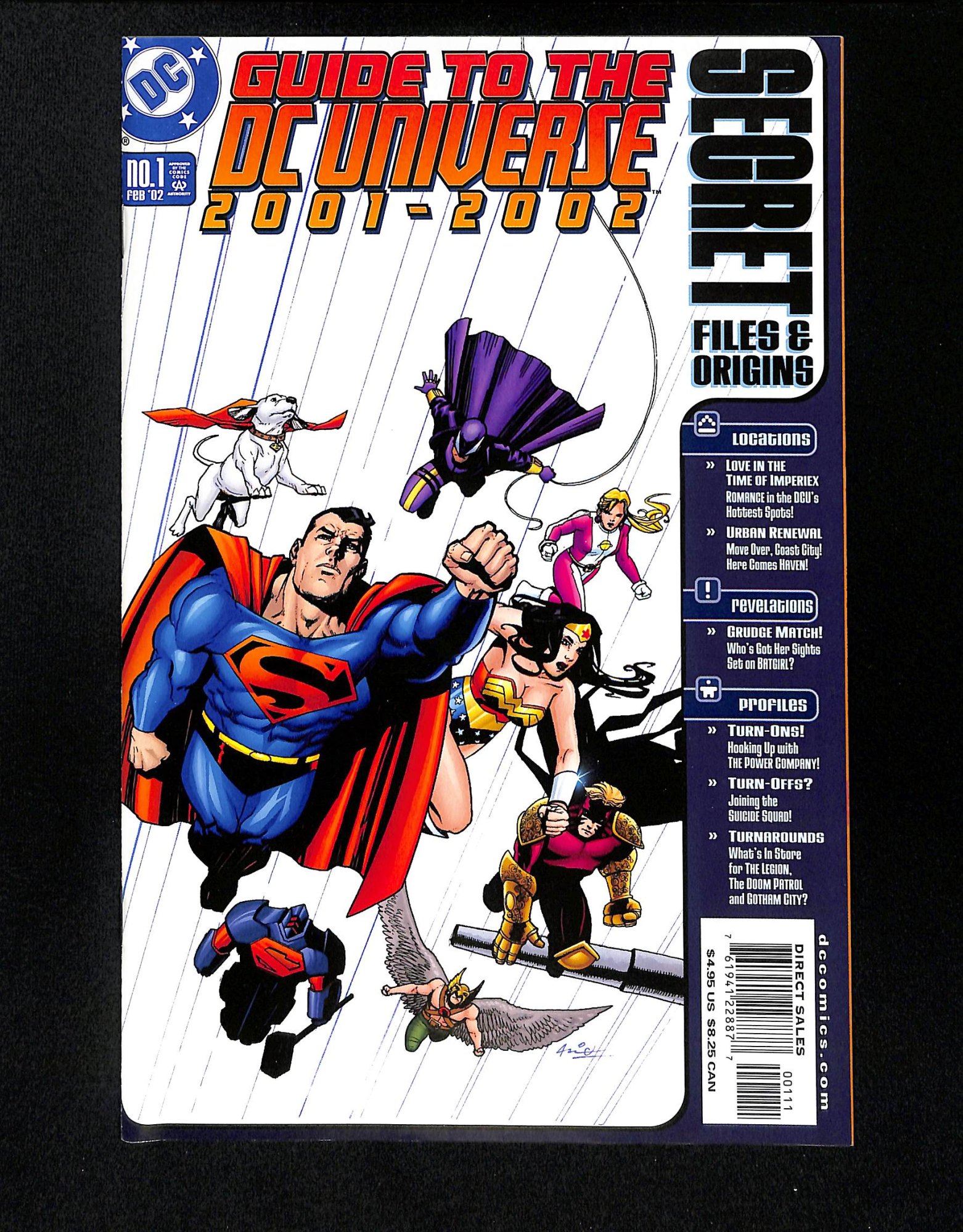 Secret Files & Origins: Guide To The Dc Universe 2001-2002 #1