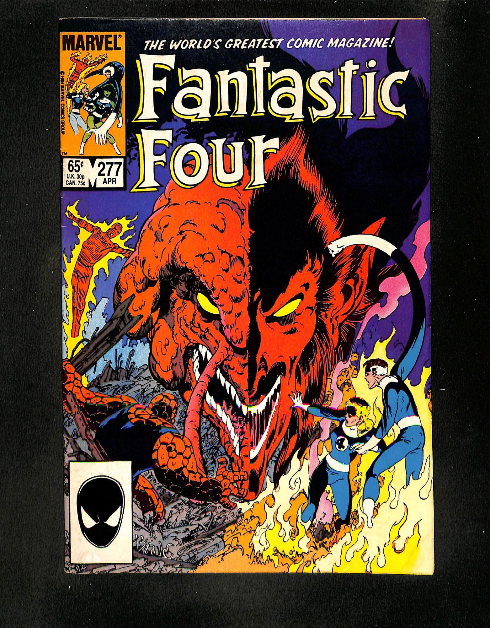 Fantastic Four #277 Mephisto Vs. Franklin Richards!