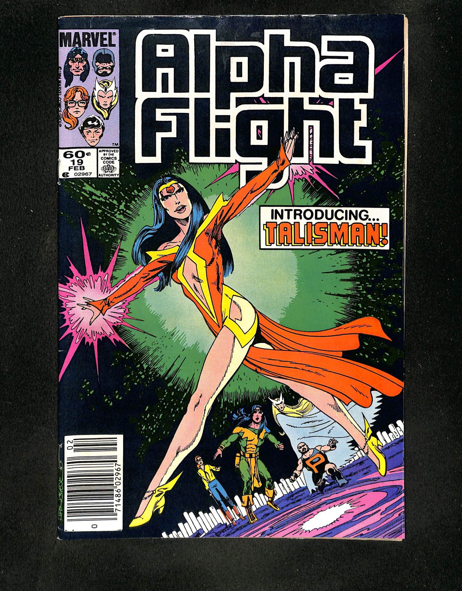 Alpha Flight #19 Newsstand Variant Elizabeth Twoyoungmen becomes Talisman!