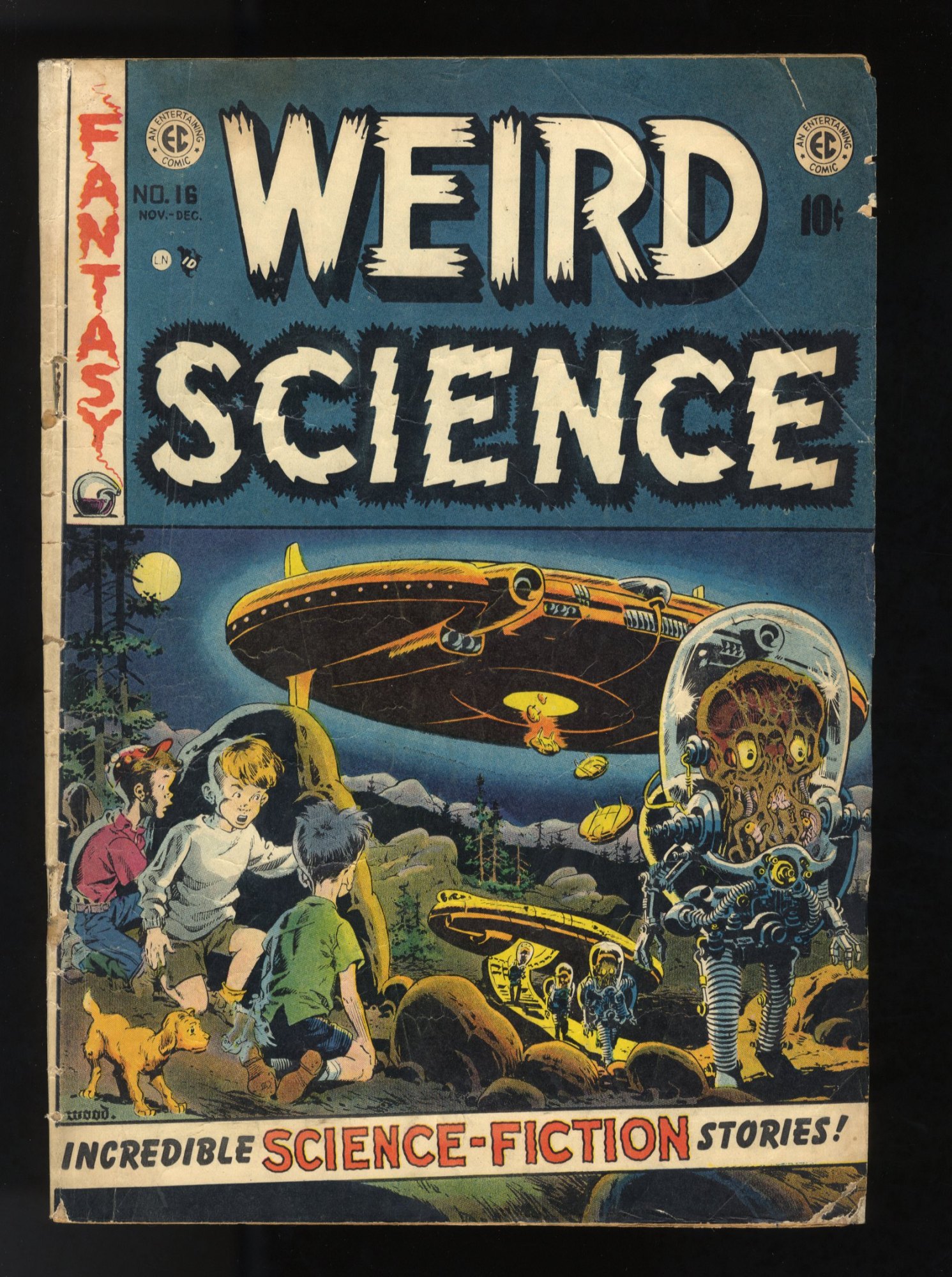 Weird Science #16 GD+ 2.5 Wally Wood Cover Art! Jerry De Fuccio!