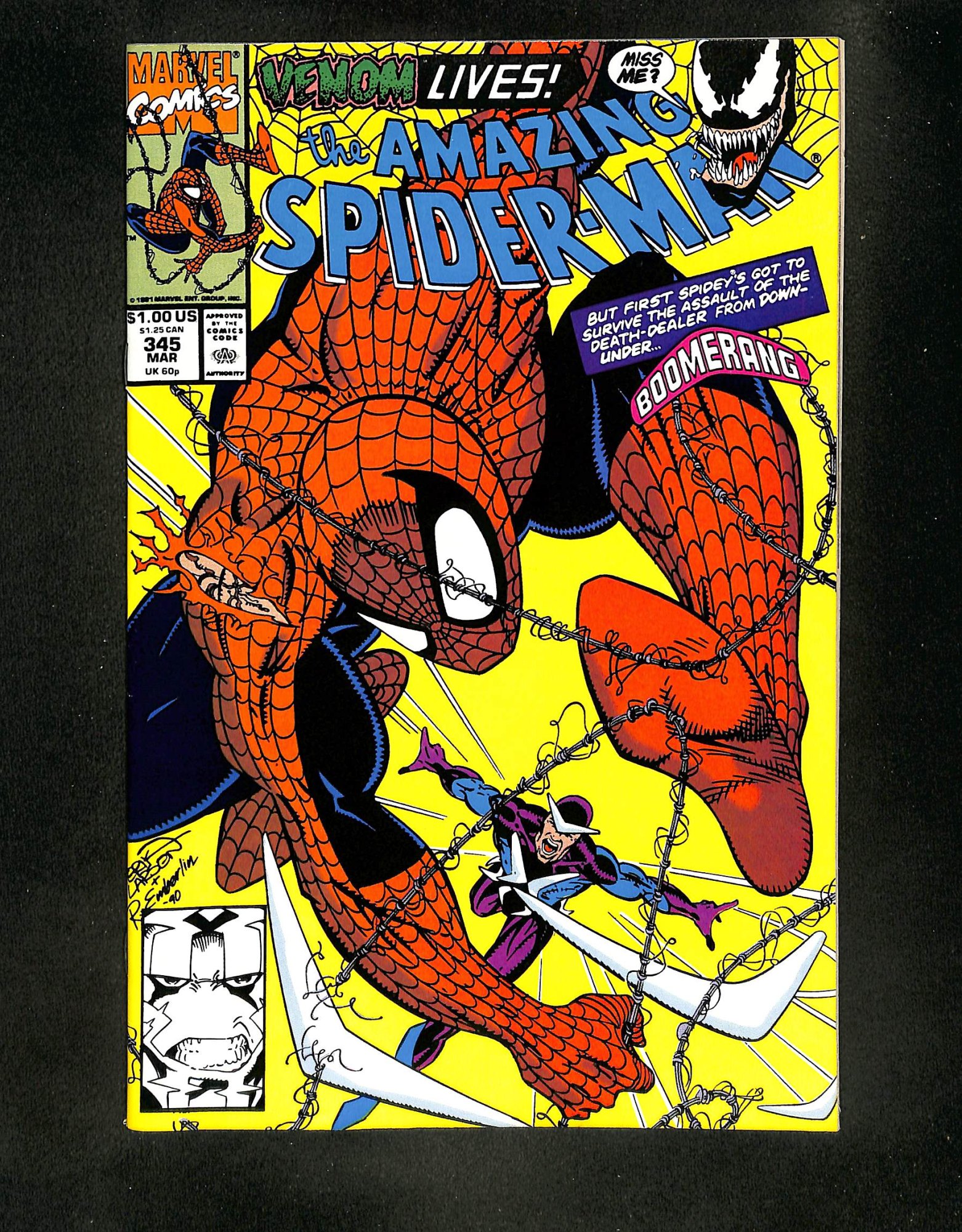 Image: Amazing Spider-Man #345 2nd Full Cletus Kasady!