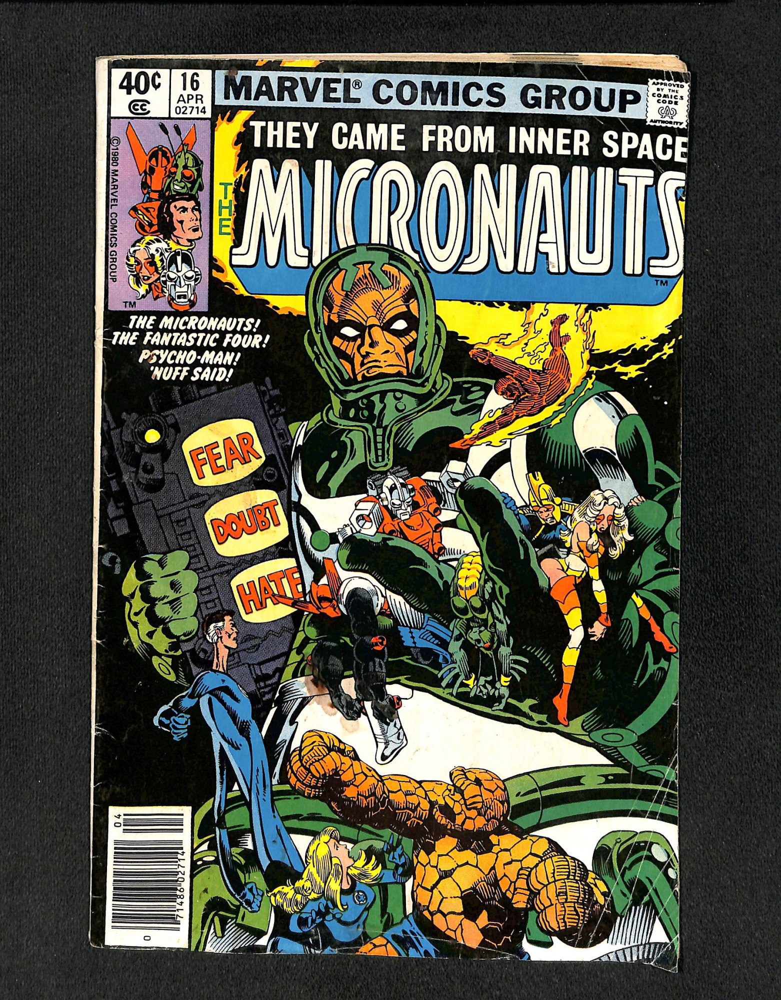 Micronauts #16 Newsstand Variant