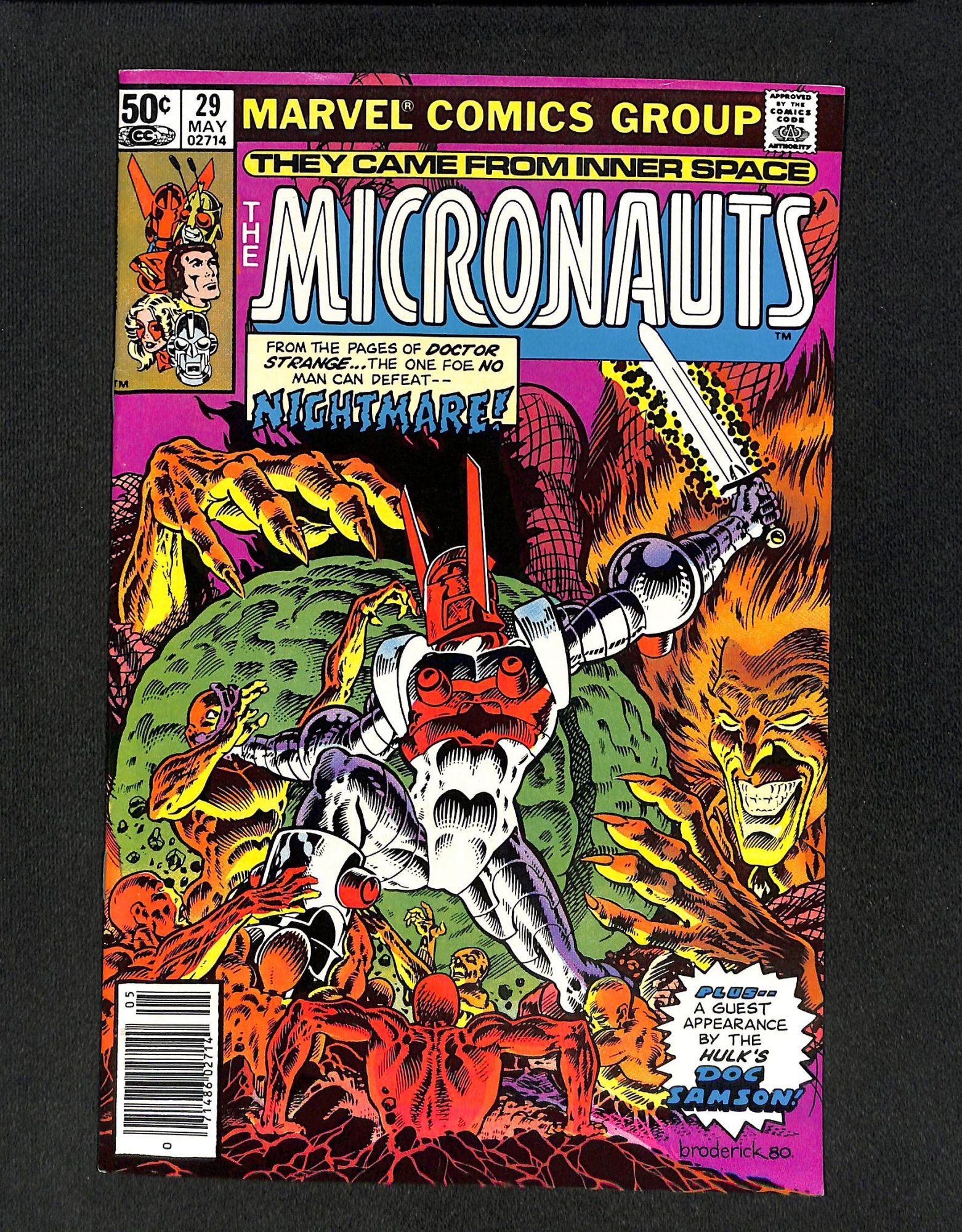 Micronauts #29 Newsstand Variant