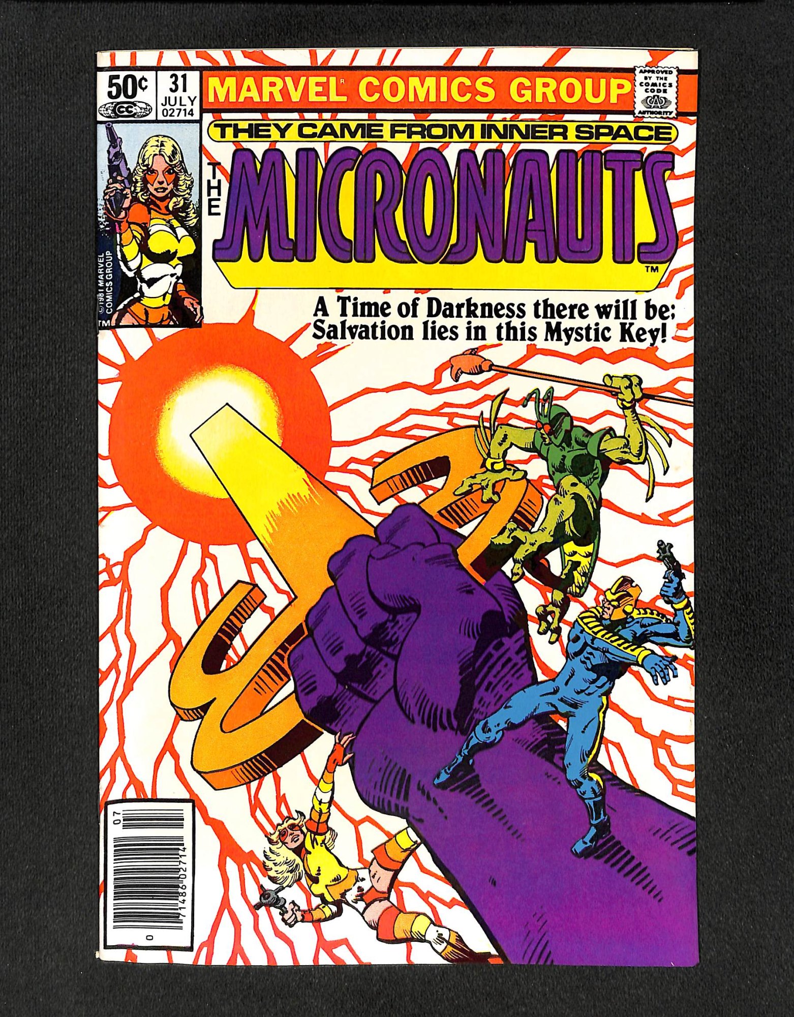 Micronauts #31 Newsstand Variant