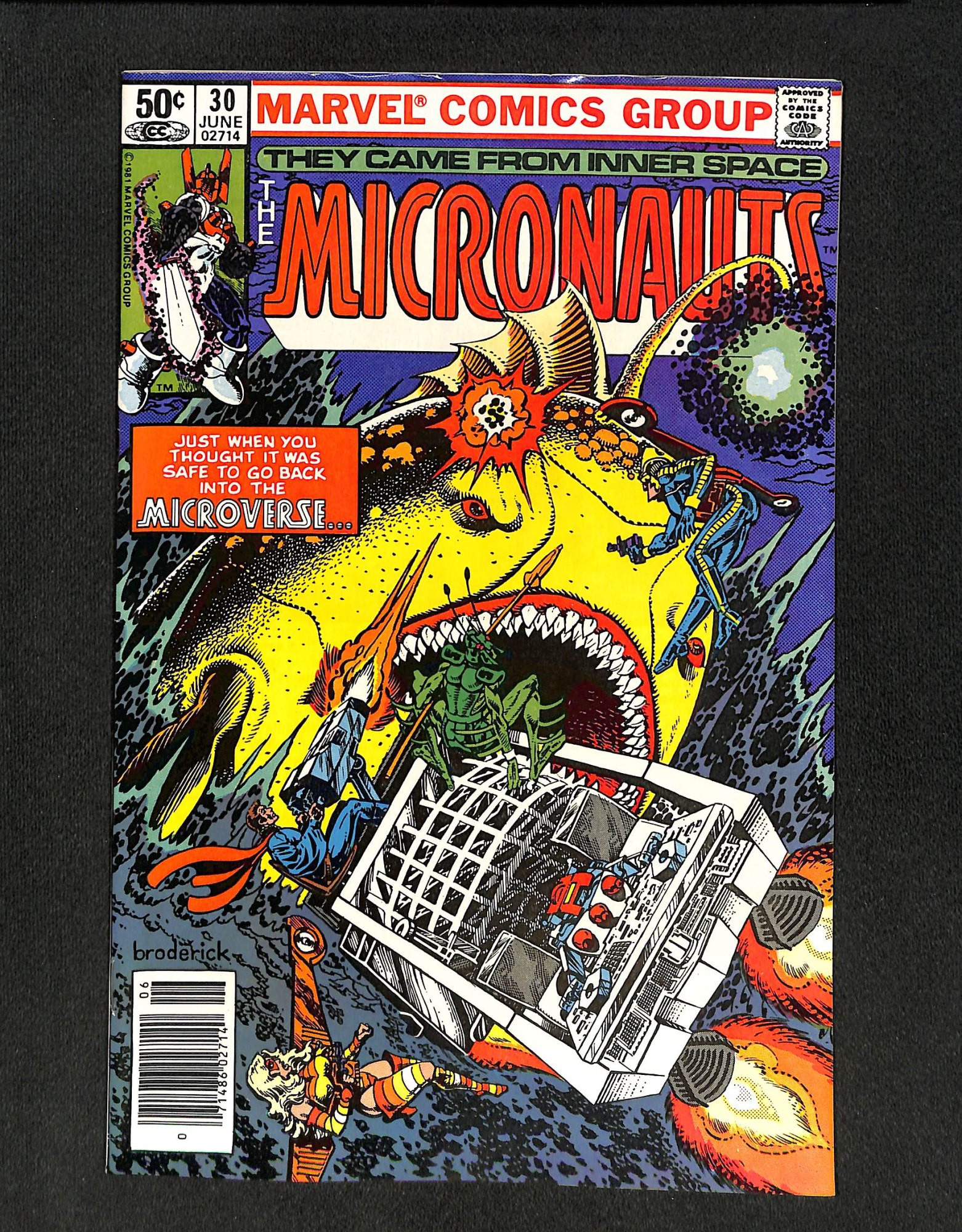Micronauts #30 Newsstand Variant