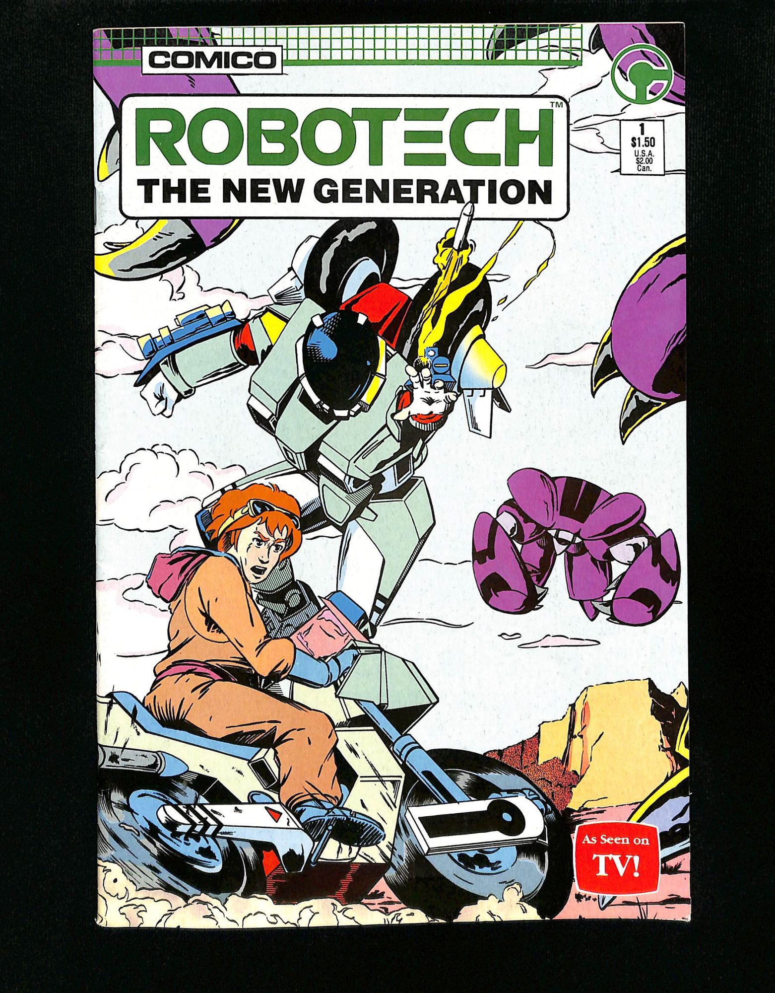 Robotech: The New Generation #1 Wraparound Cover
