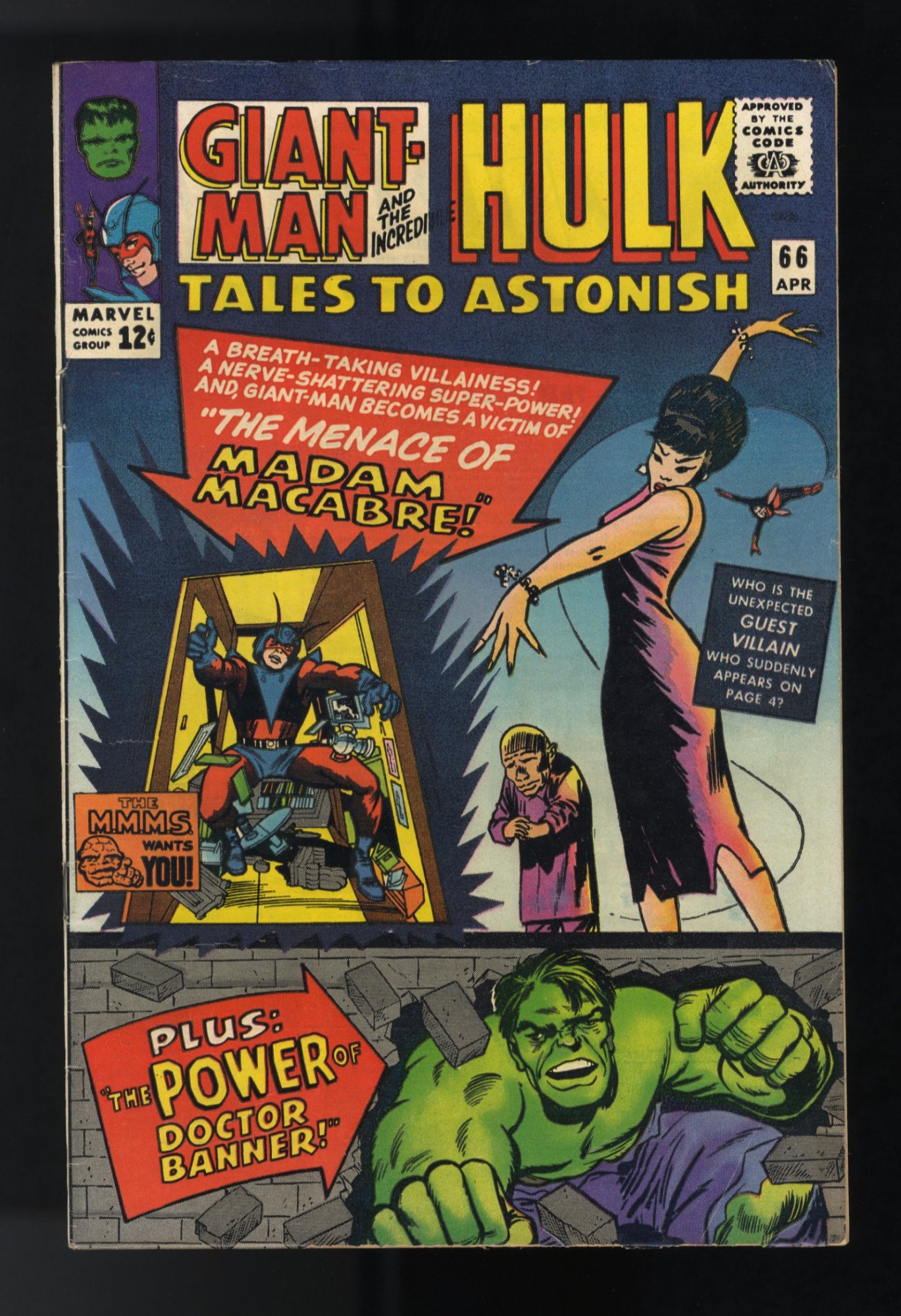 Tales To Astonish #66 FN+ 6.5 1st Madame Macabre!