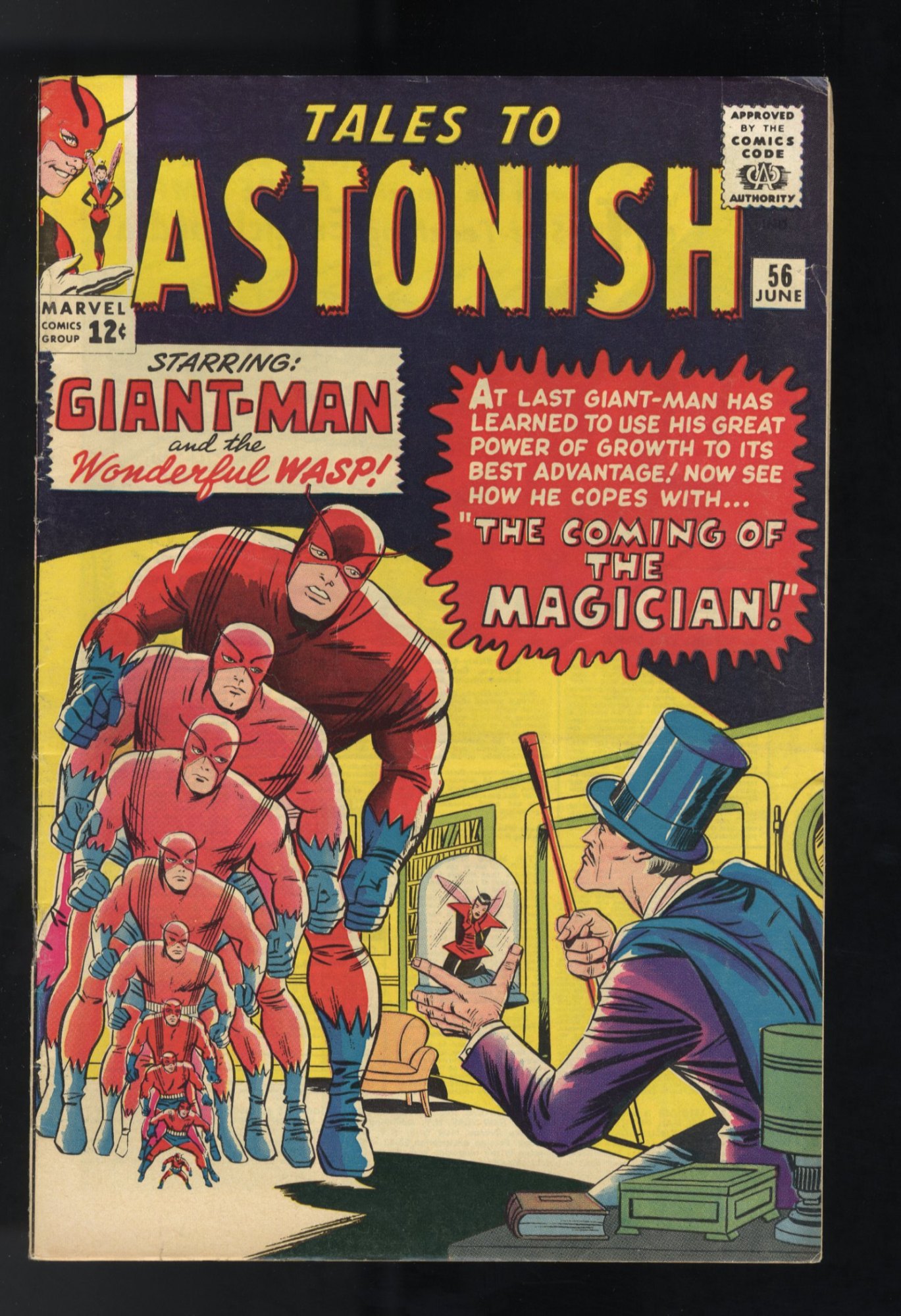 Tales To Astonish #56 VF- 7.5 1st Appearance Magician! Wasp!