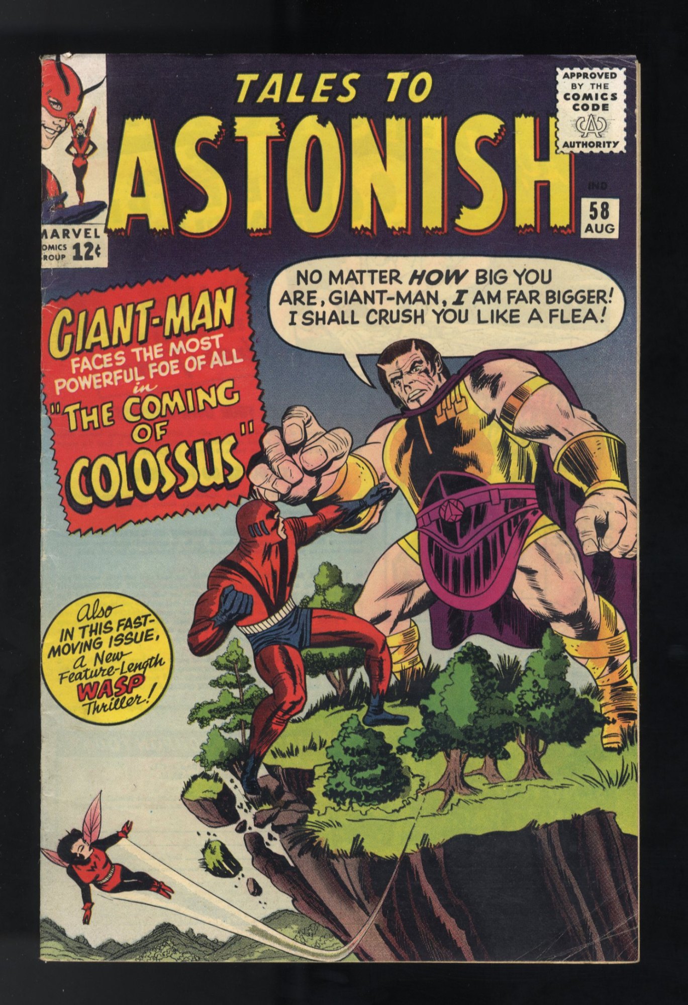 Tales To Astonish #58 FN/VF 7.0 Giant Man! Jack Kirby Cover Art!