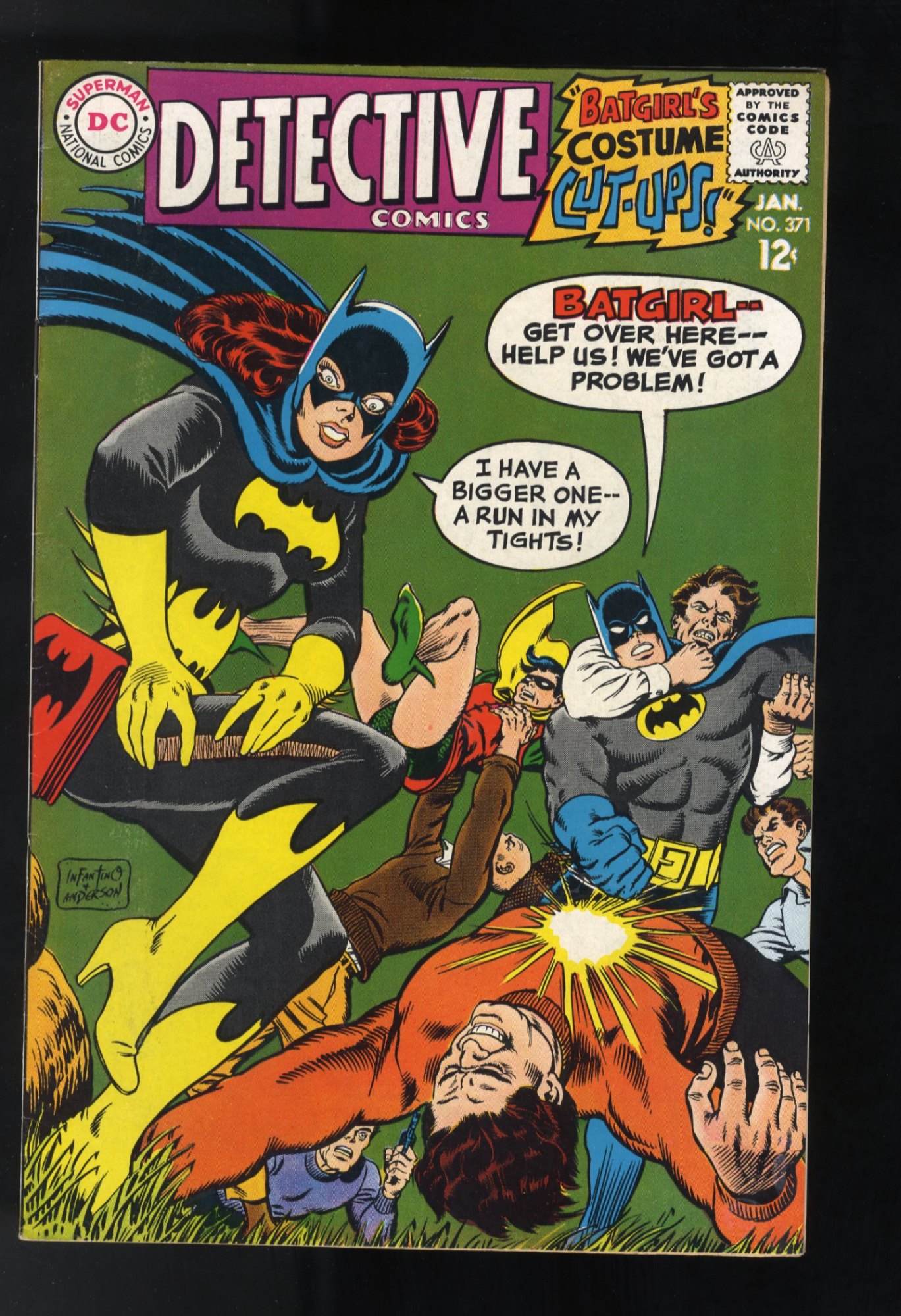 Detective Comics #371 FN/VF 7.0 Batgirl Batman! 1st App TV Batmobile!