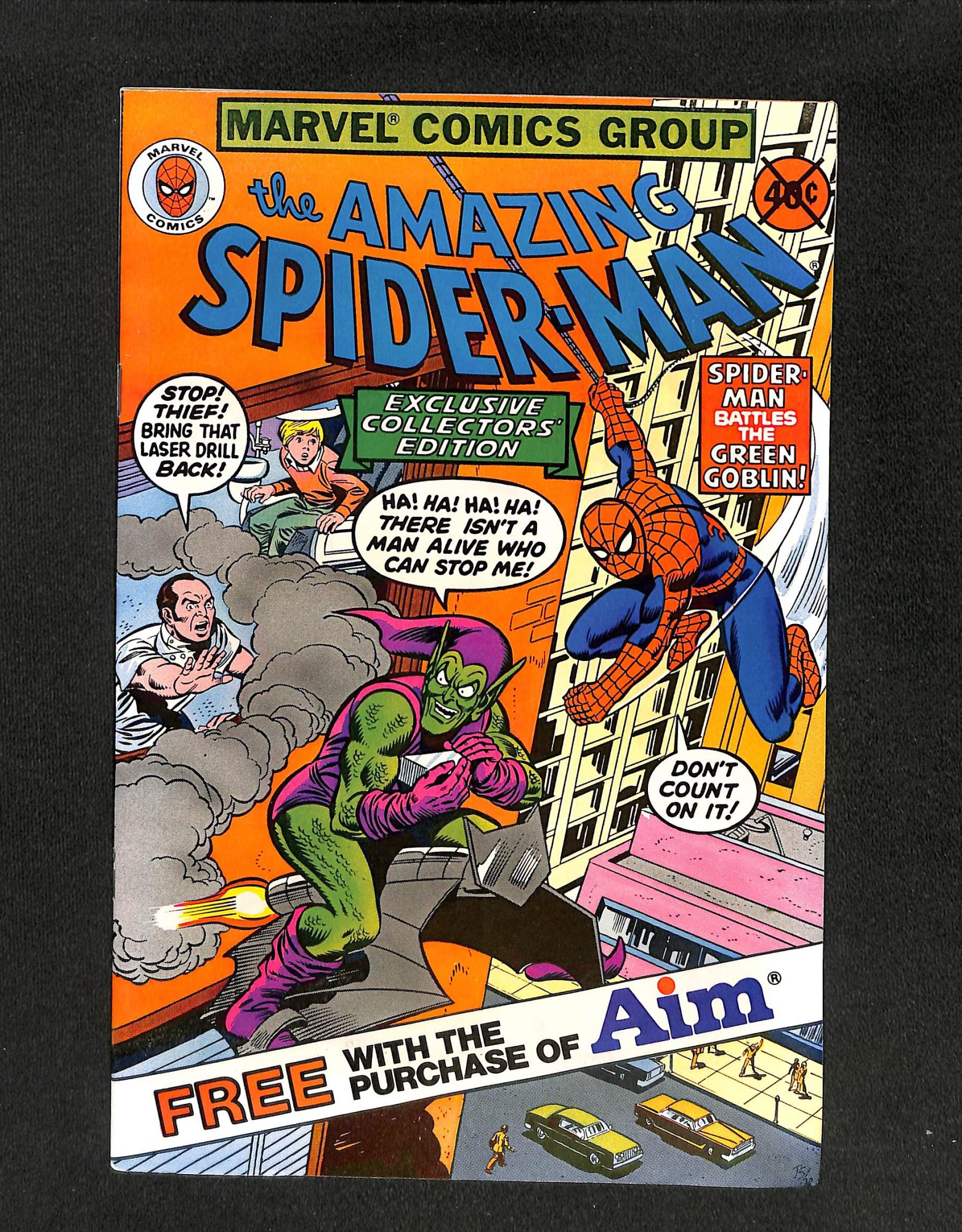 Image: Amazing Spider-Man Aim Toothpaste Giveaway #1 Aim Toothpaste Variant