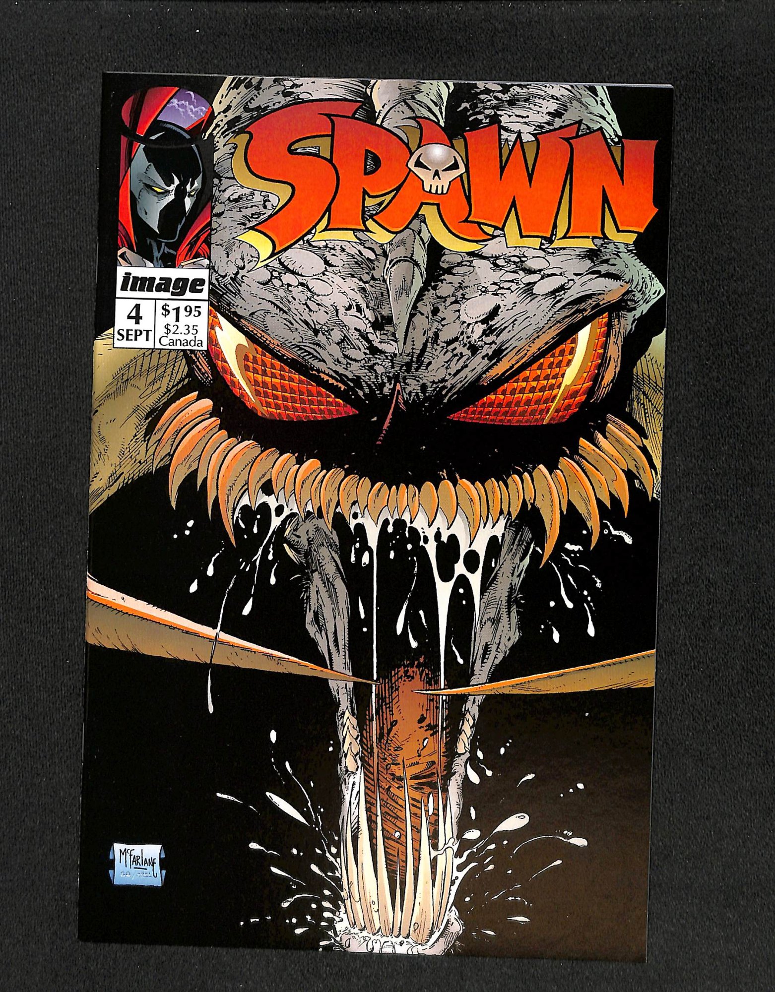 Spawn #4 Mcfarlane Cover!
