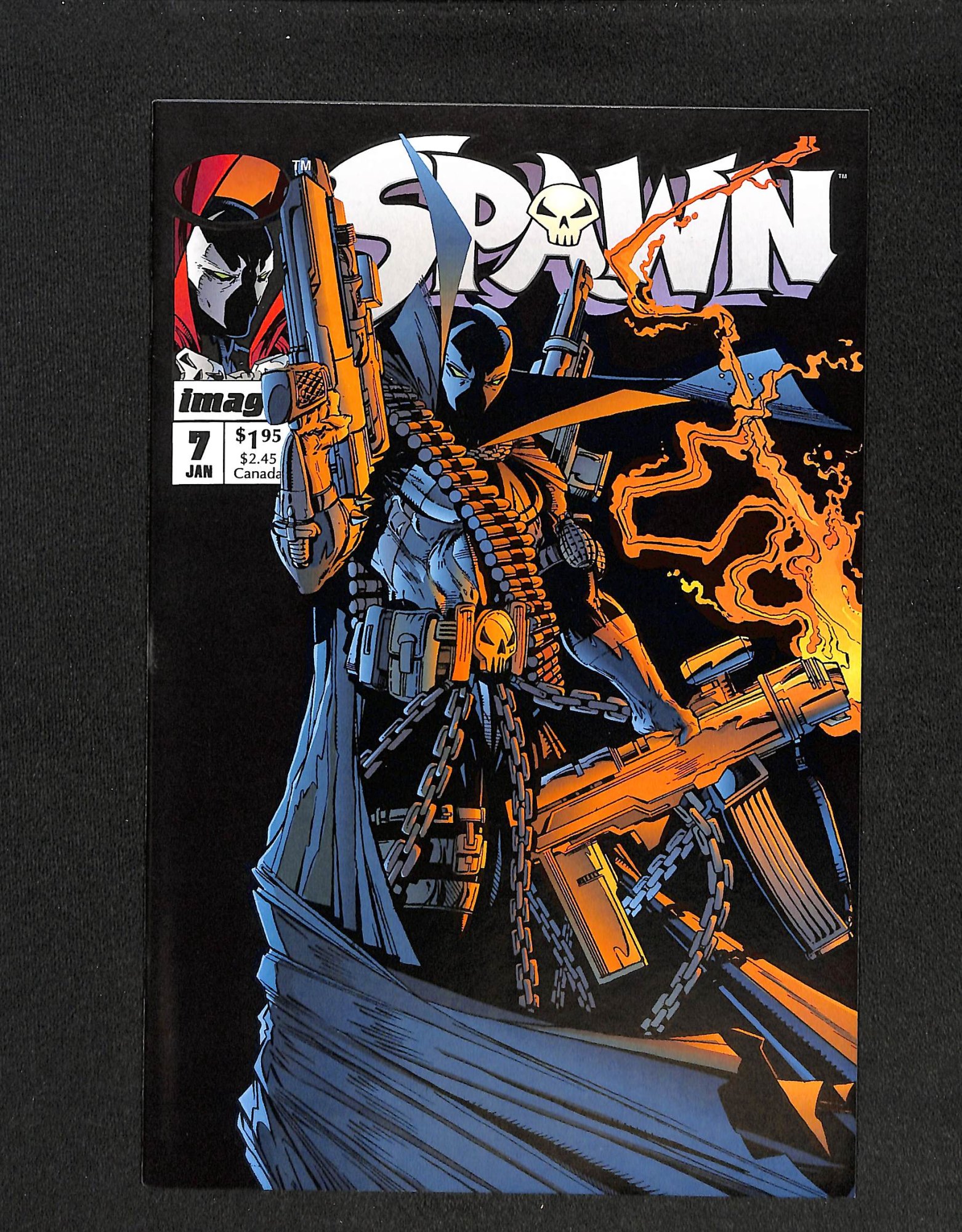 Spawn #7 1st Published Artwork by Randy Queen!