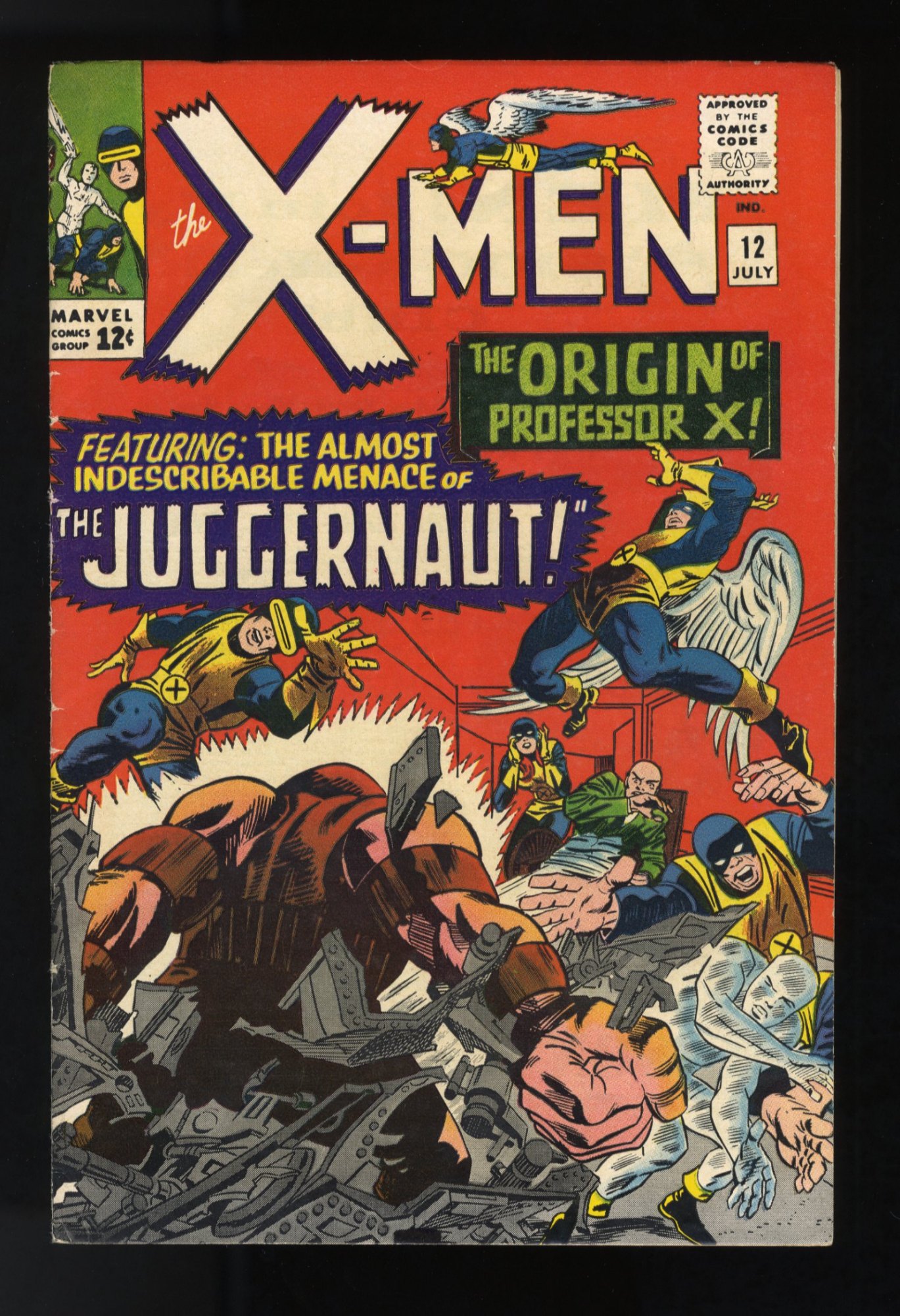 X-Men #12 FN 6.0 1st Appearance Juggernaut Kirby Art!
