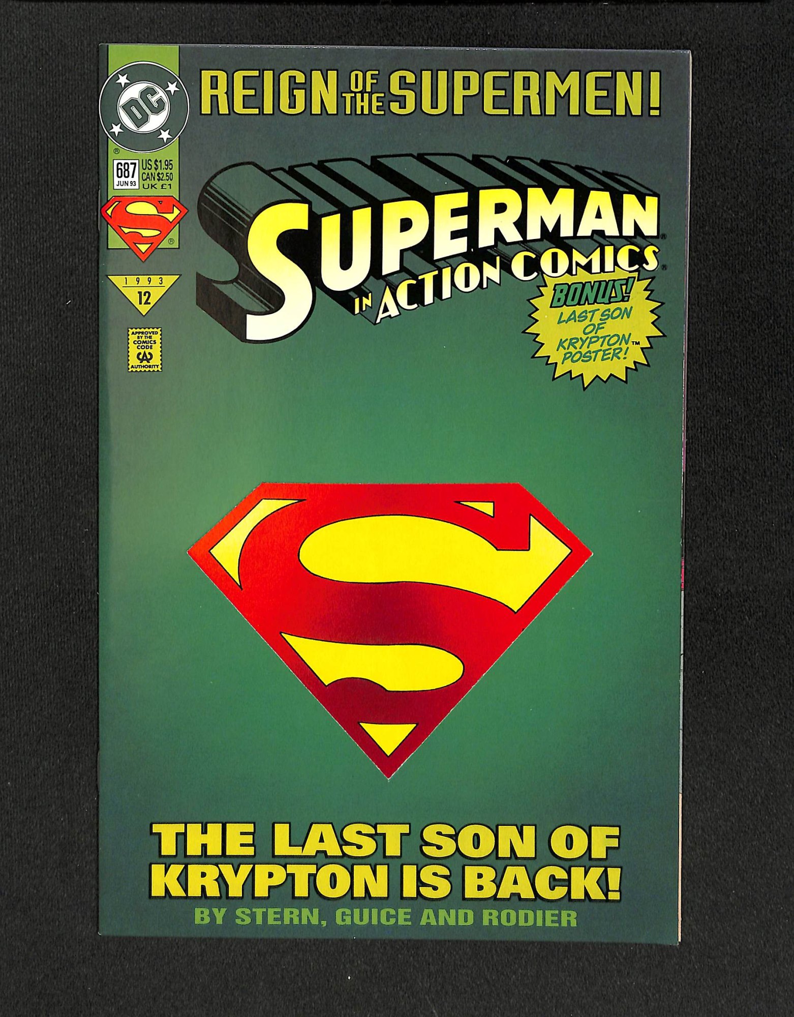 Action Comics #687 Cover C Variant