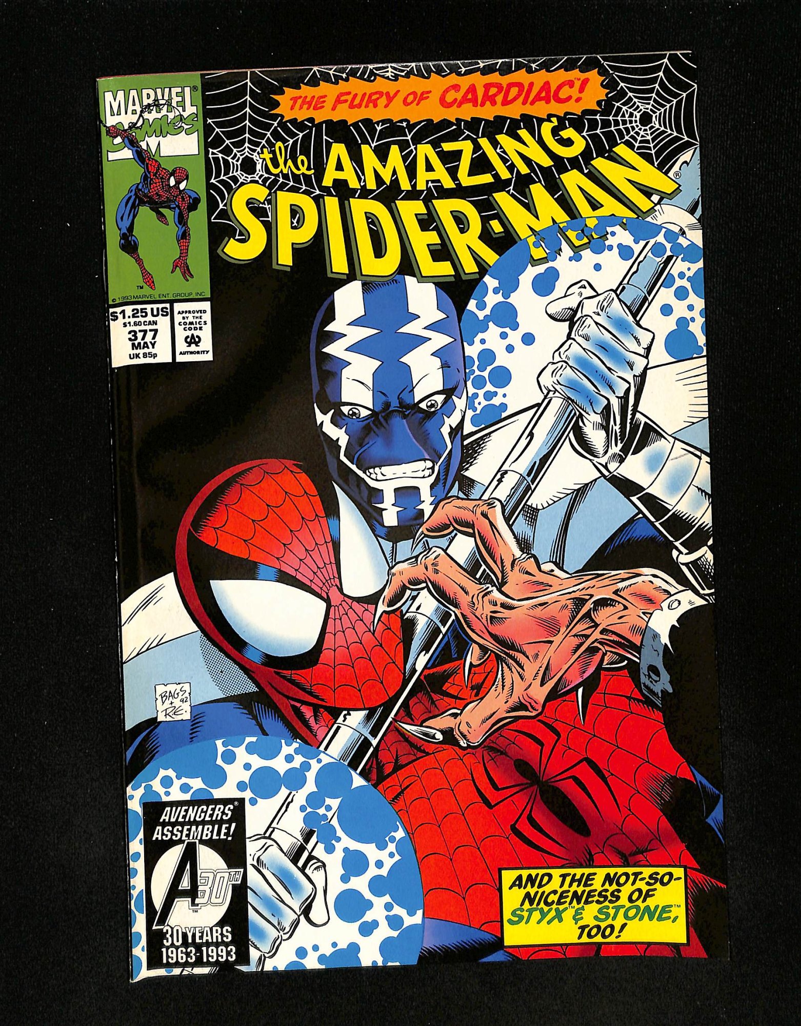 Image: Amazing Spider-Man #377 Variant Cardiac!