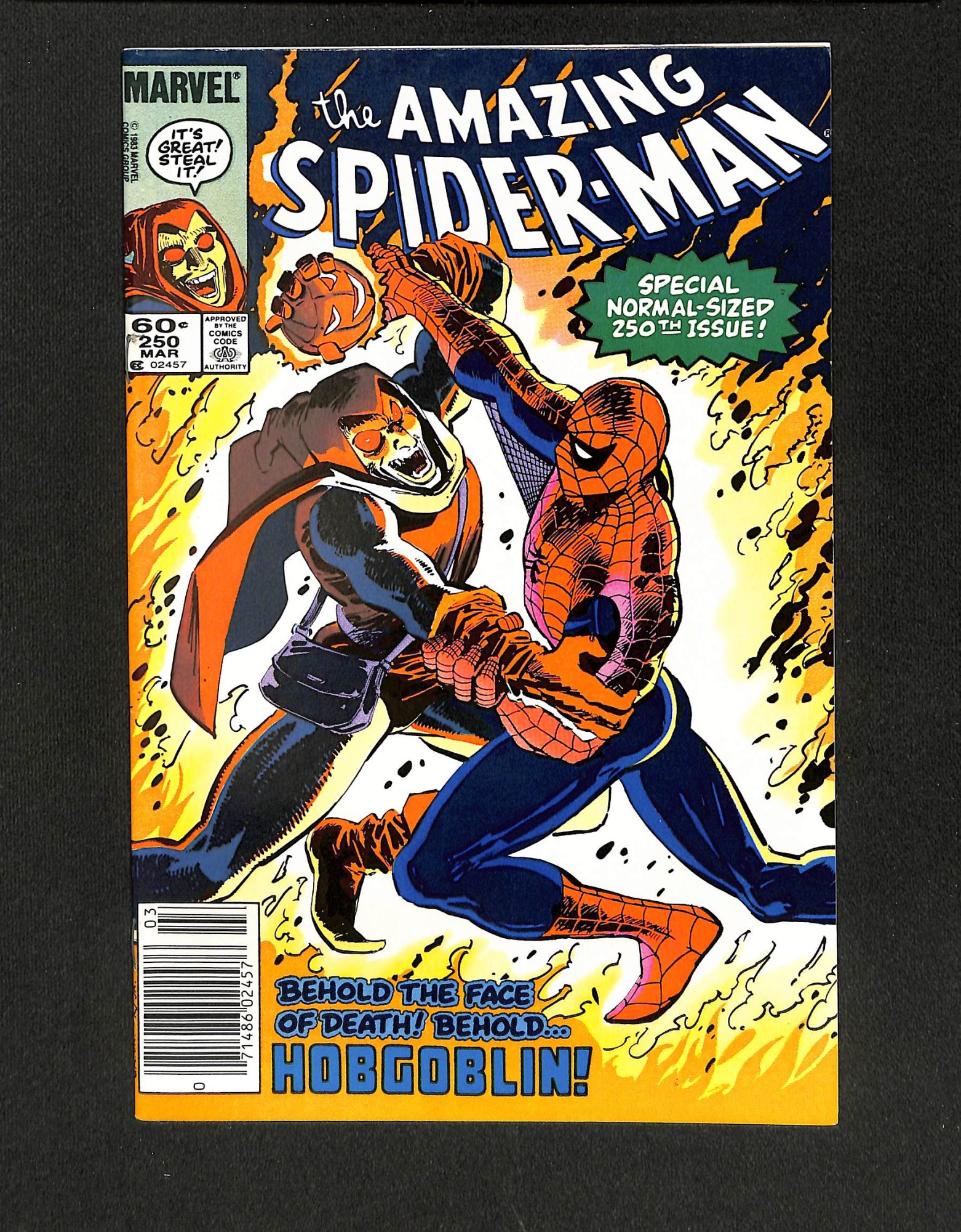 Image: Amazing Spider-Man #250 Newsstand Variant Hobgoblin!