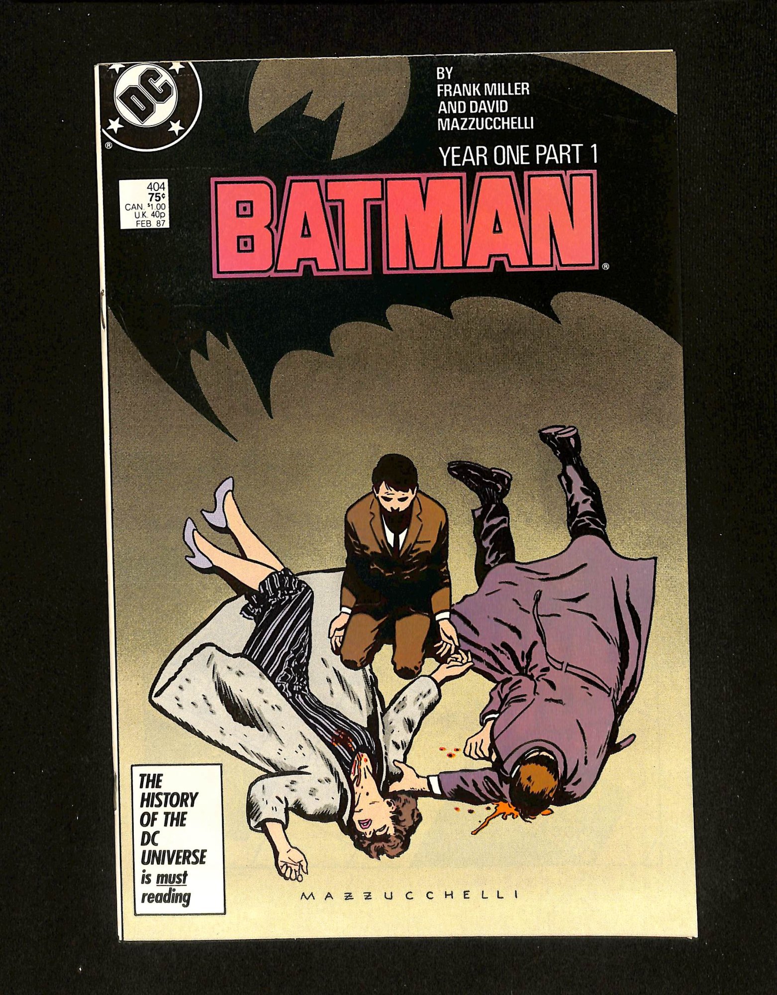 Image: Batman #404 Year One Part 1 Frank Miller! Selina Kyle App! Mazzucchelli Cover!