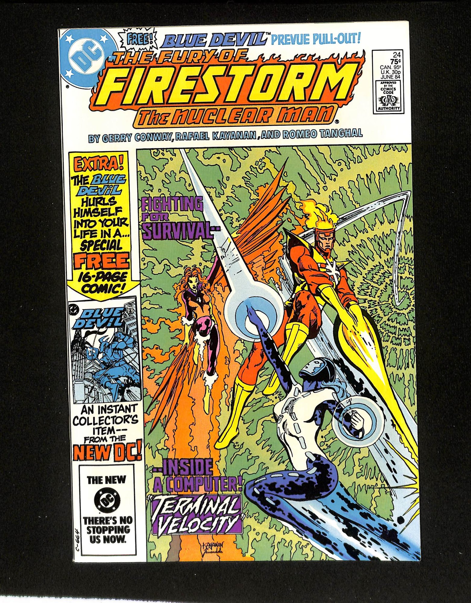 Image: Fury of Firestorm #24 1st Appearance Blue Devil!