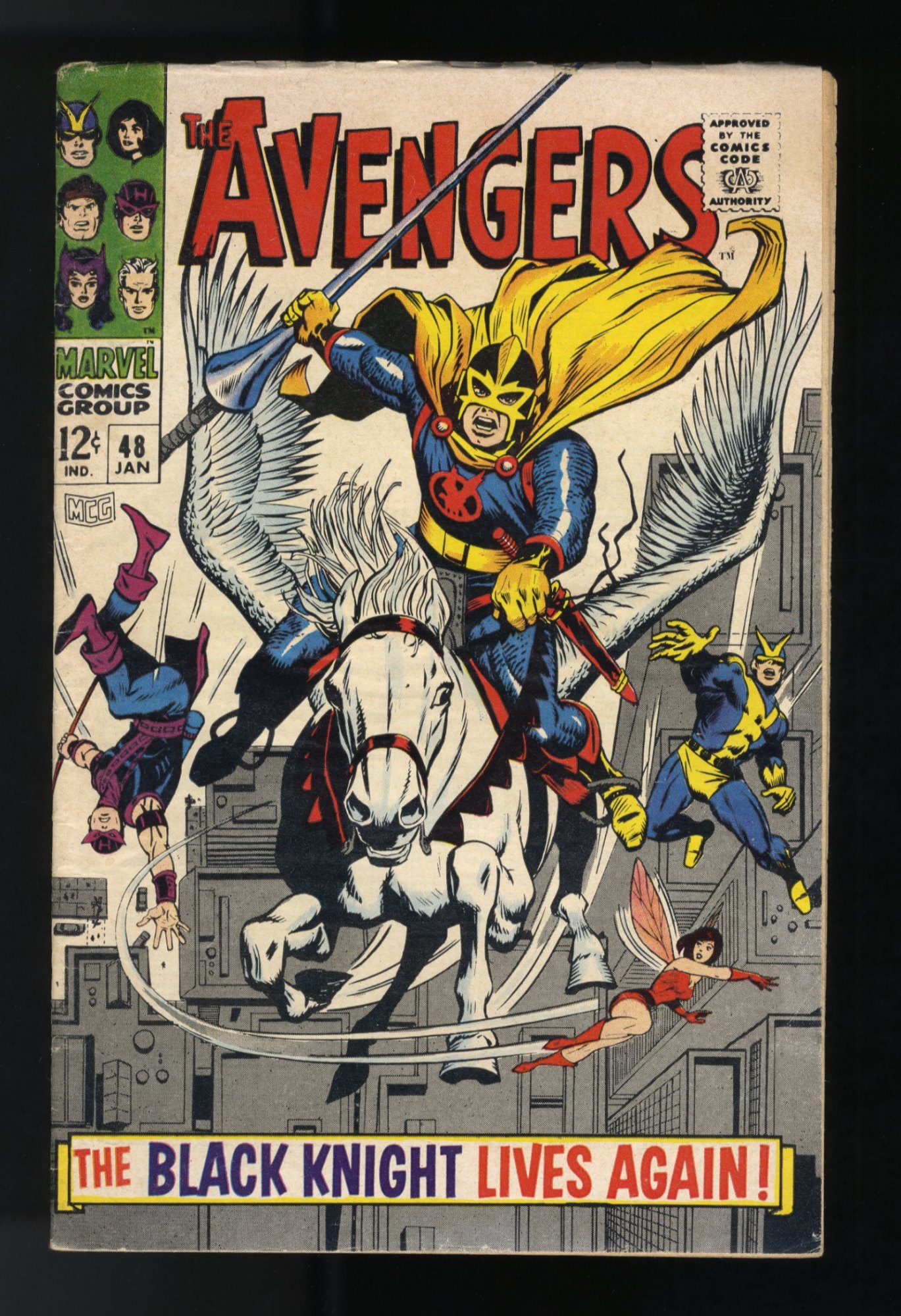 Avengers #48 VG 4.0 1st Appearance of Black Knight!