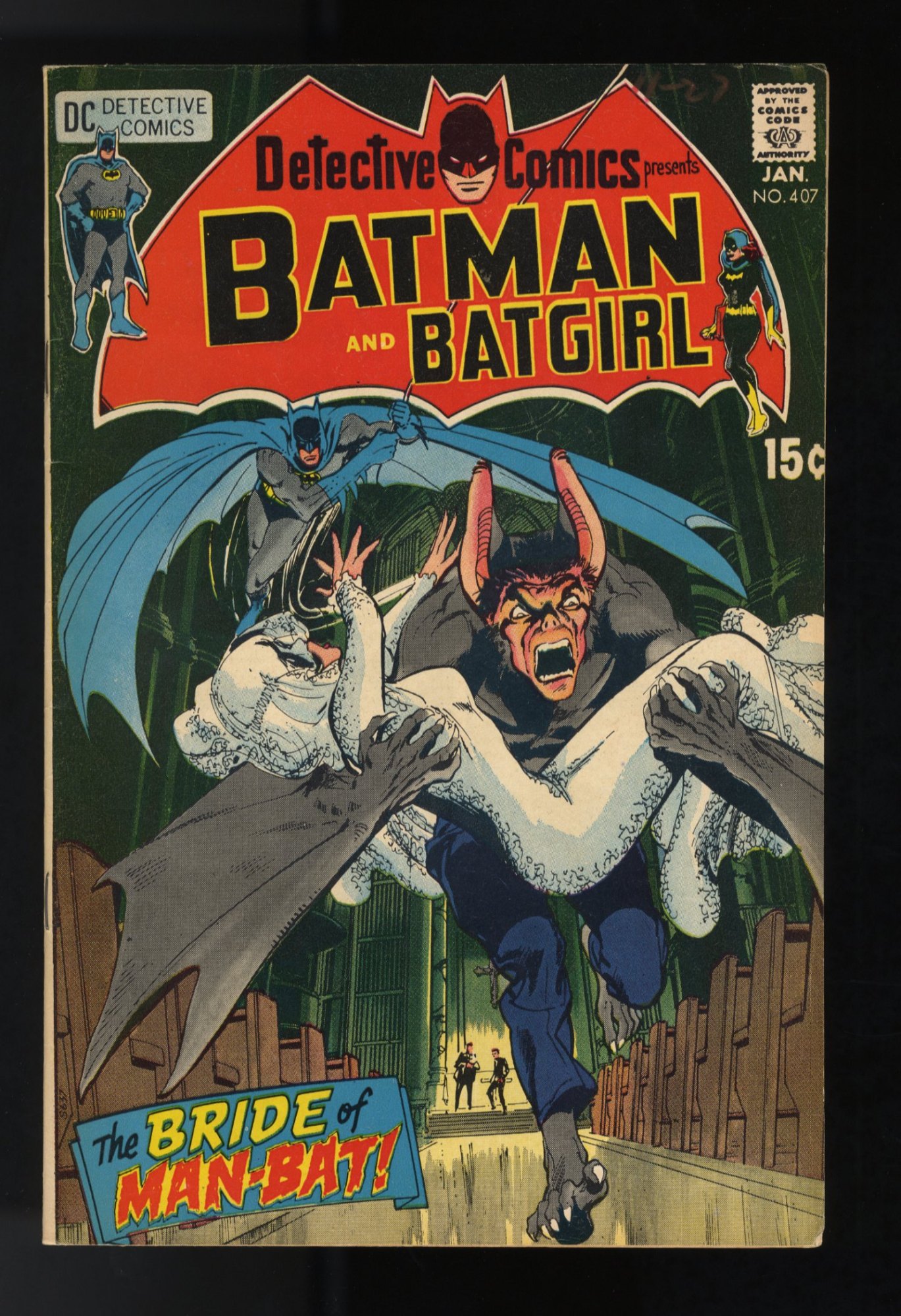 Detective Comics #407 VF- 7.5 Neal Adams Cover!! Man-Bat!!!