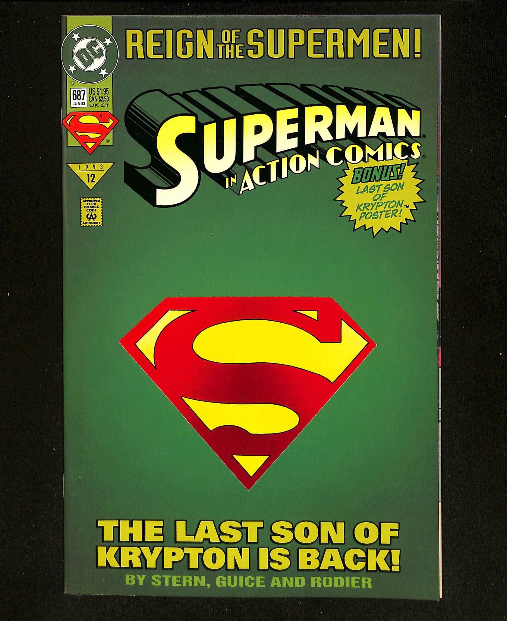 Action Comics #687 Cover C Variant