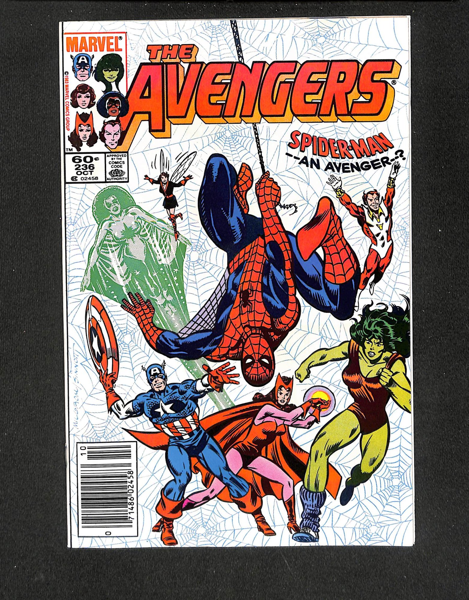 Image: Avengers #236 Newsstand Variant Spider-Man, She-Hulk!!!