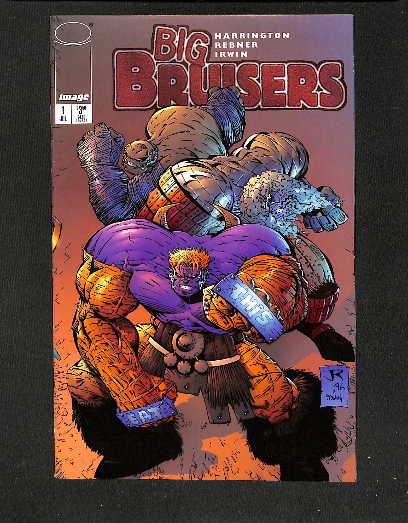 Big Bruisers #1 Wraparound Cover